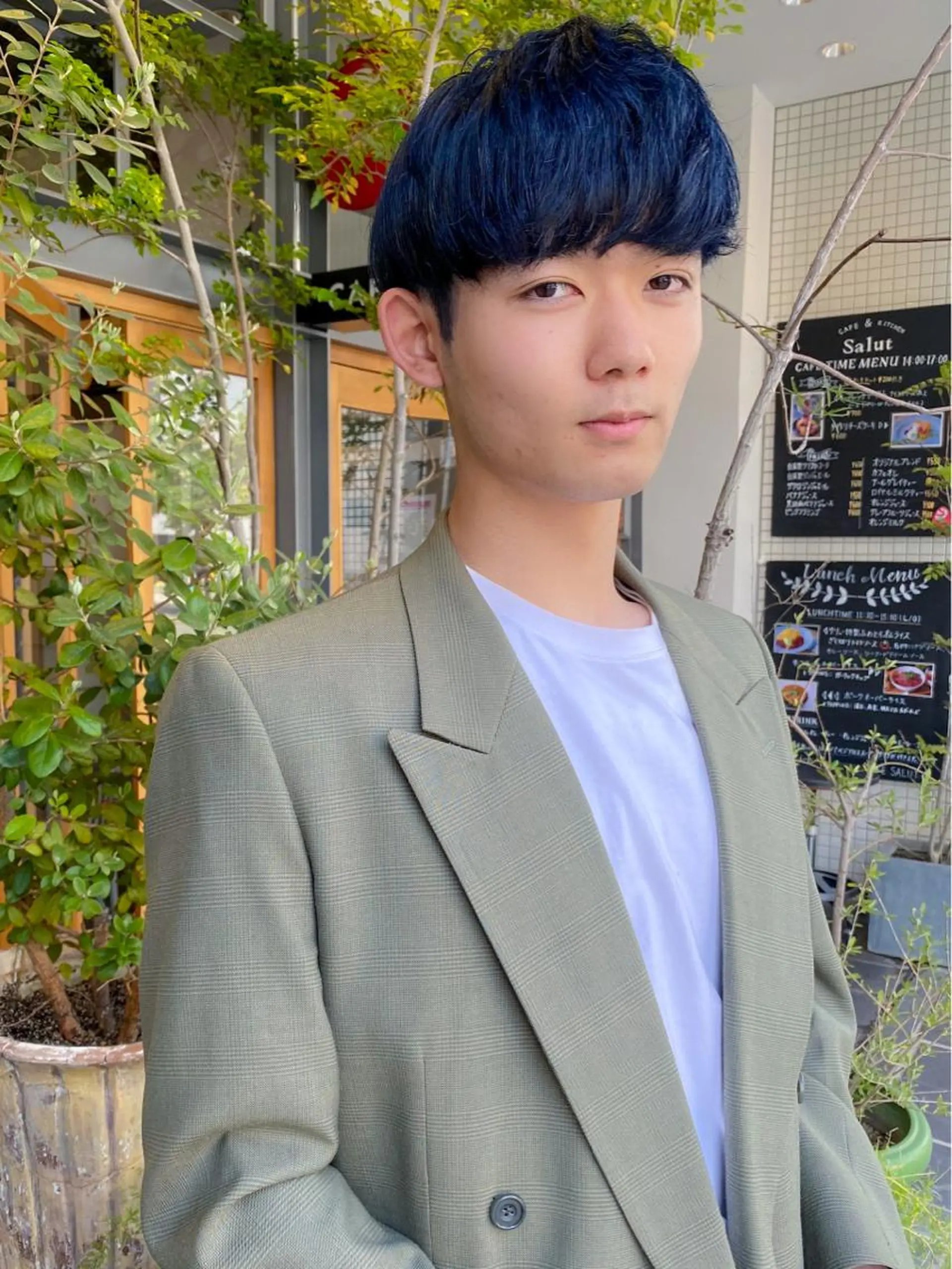 ショート カラー メンズ カット ヘアカラー 栄/矢場町 三井太朗のヘアスタイル