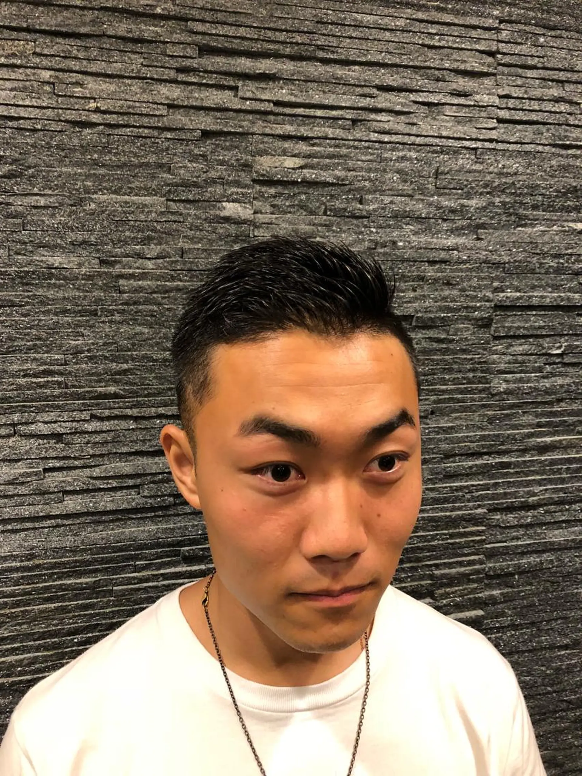 ショート パーマ メンズ ヒロ銀座所属・牧 颯斗のヘアスタイル