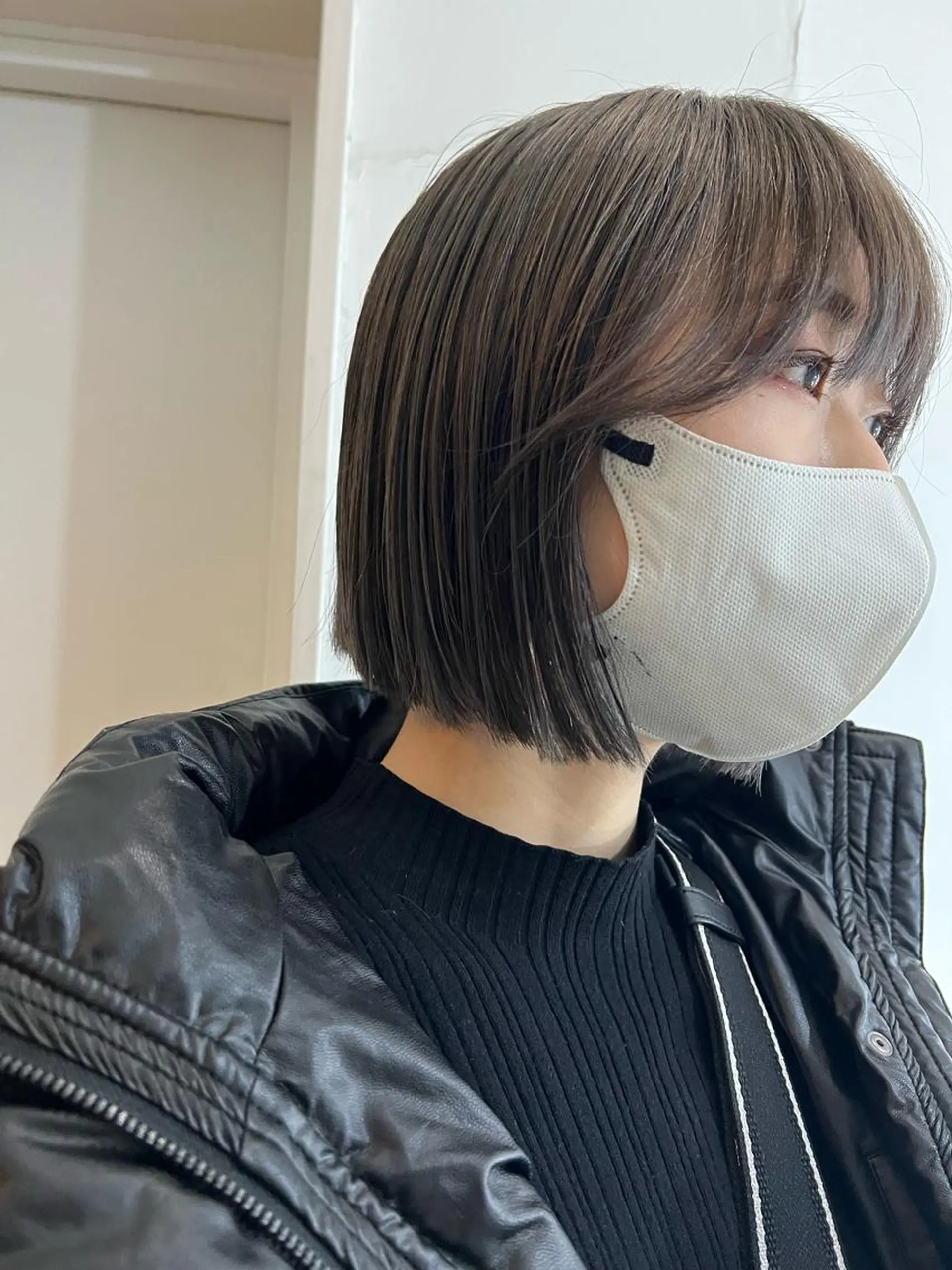 ミディアム カラー ブリーチ ヘアカラー トリートメント ツキノキ ミナのヘアスタイル