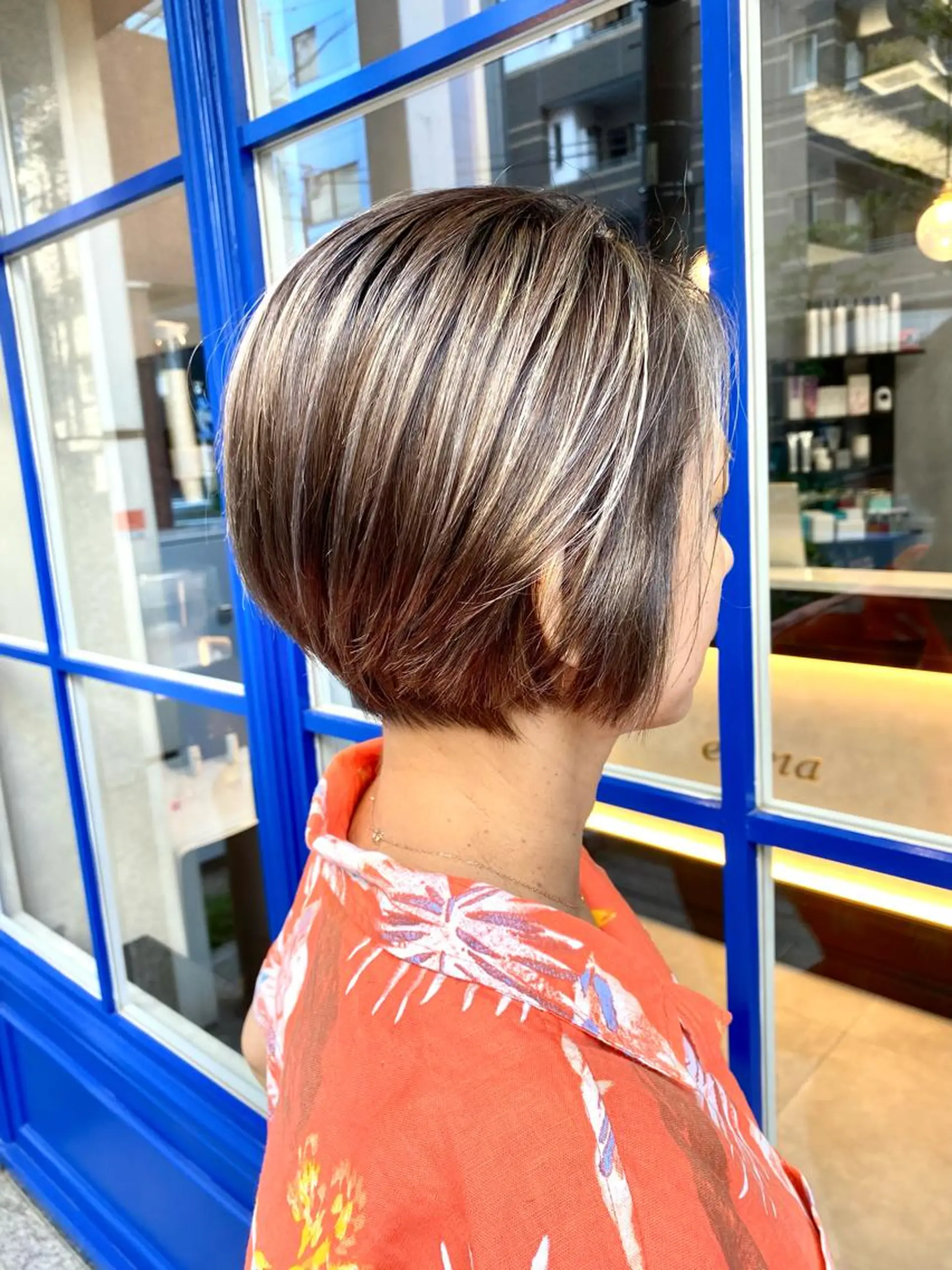 ショート ハイライト ショートヘア ヘアカラー ✨デザインカラー✨ ✂️kouki✂️のヘアスタイル