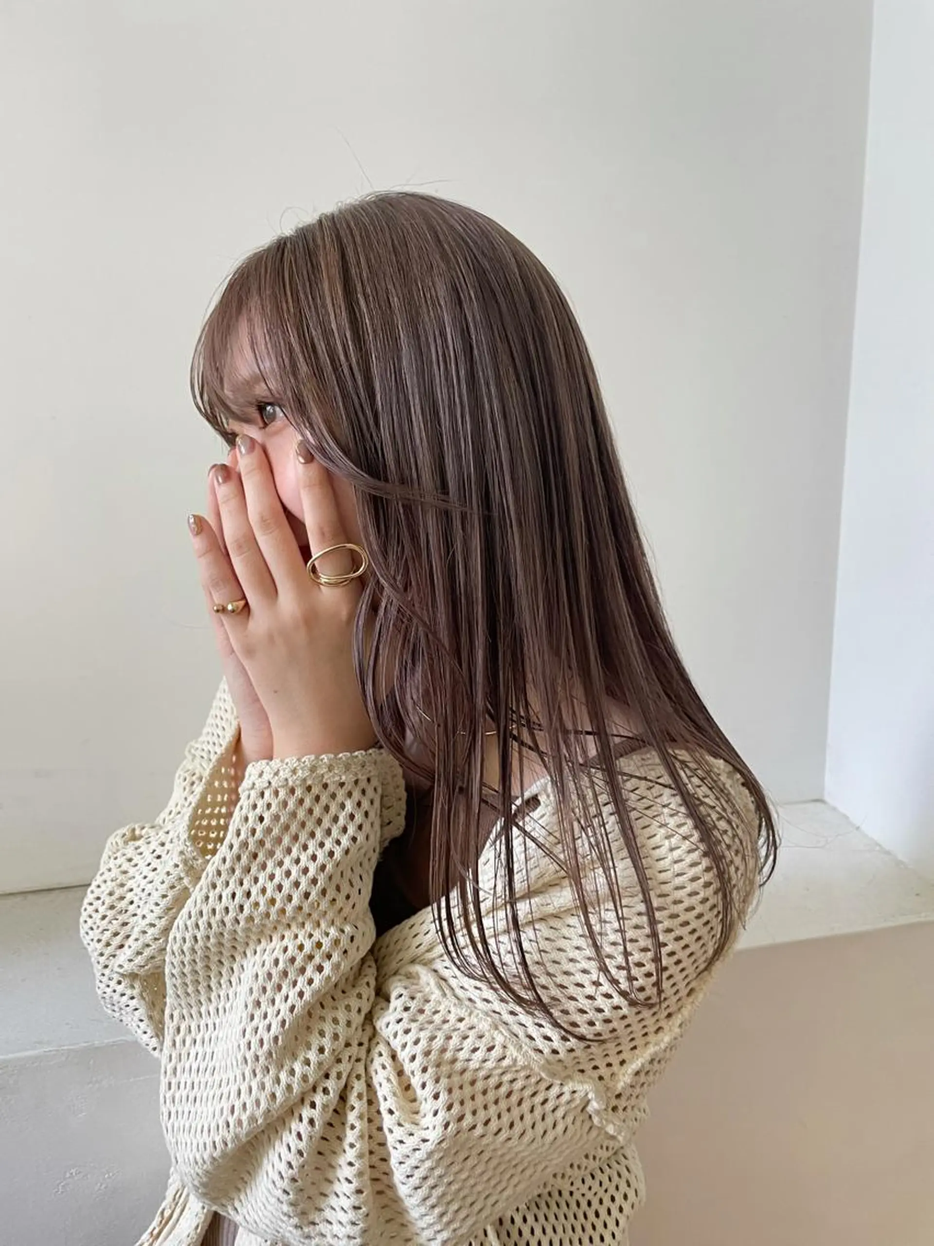ロング カラー ネイル ハンドネイル 【淡色color/ nail】maikoのネイルデザイン