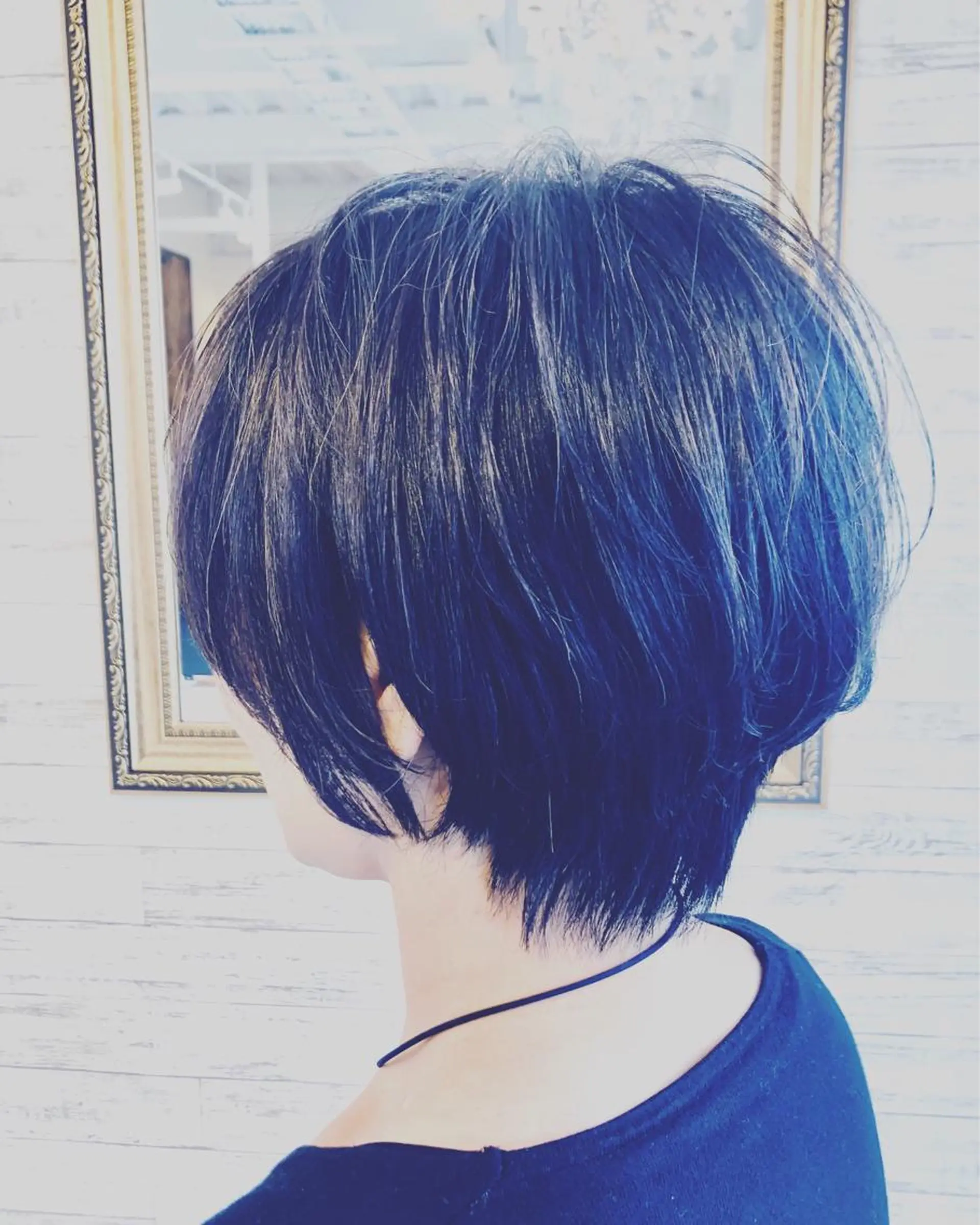 ショート カラー ショートヘア MARDI GRAS 蘭丸のヘアスタイル