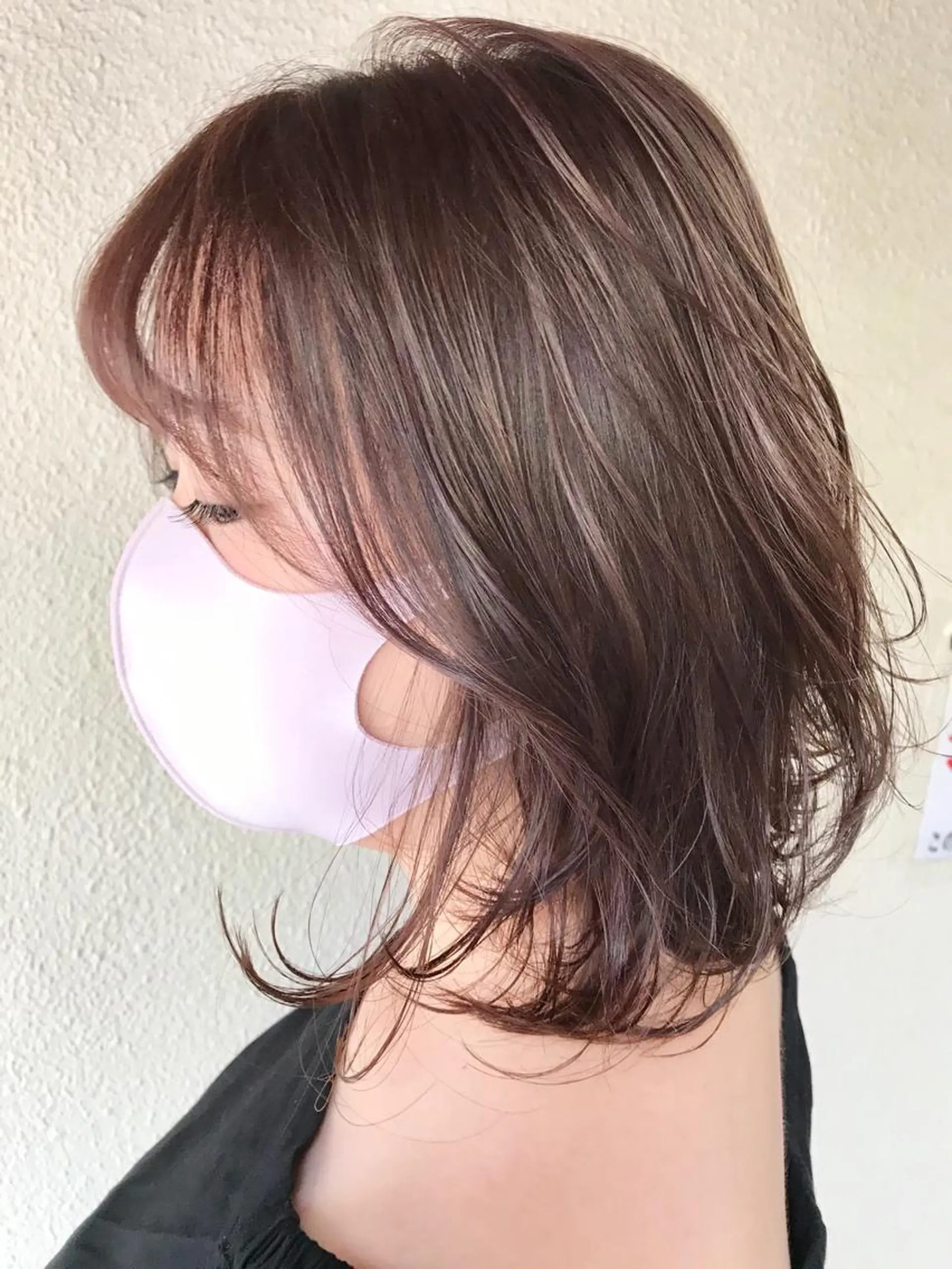 ミディアム ラベンダーベージュ トリートメント 清水　ちひろ ✄トップスタイリストのヘアスタイル