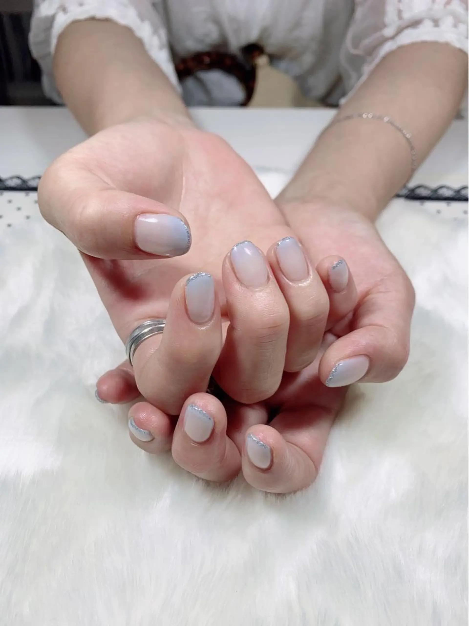 ネイル グラデーション ラメ(グリッター) salon EMANのネイルデザイン