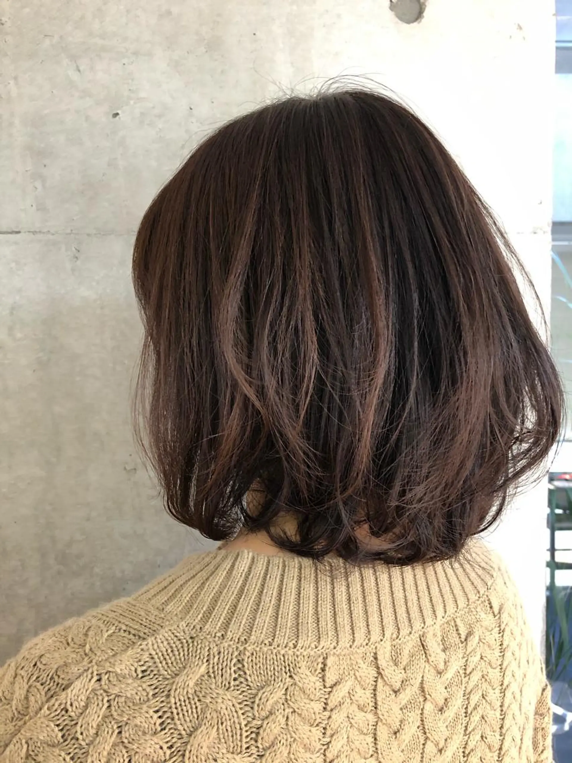 ミディアム カラー nagisa /縮毛矯正のヘアスタイル