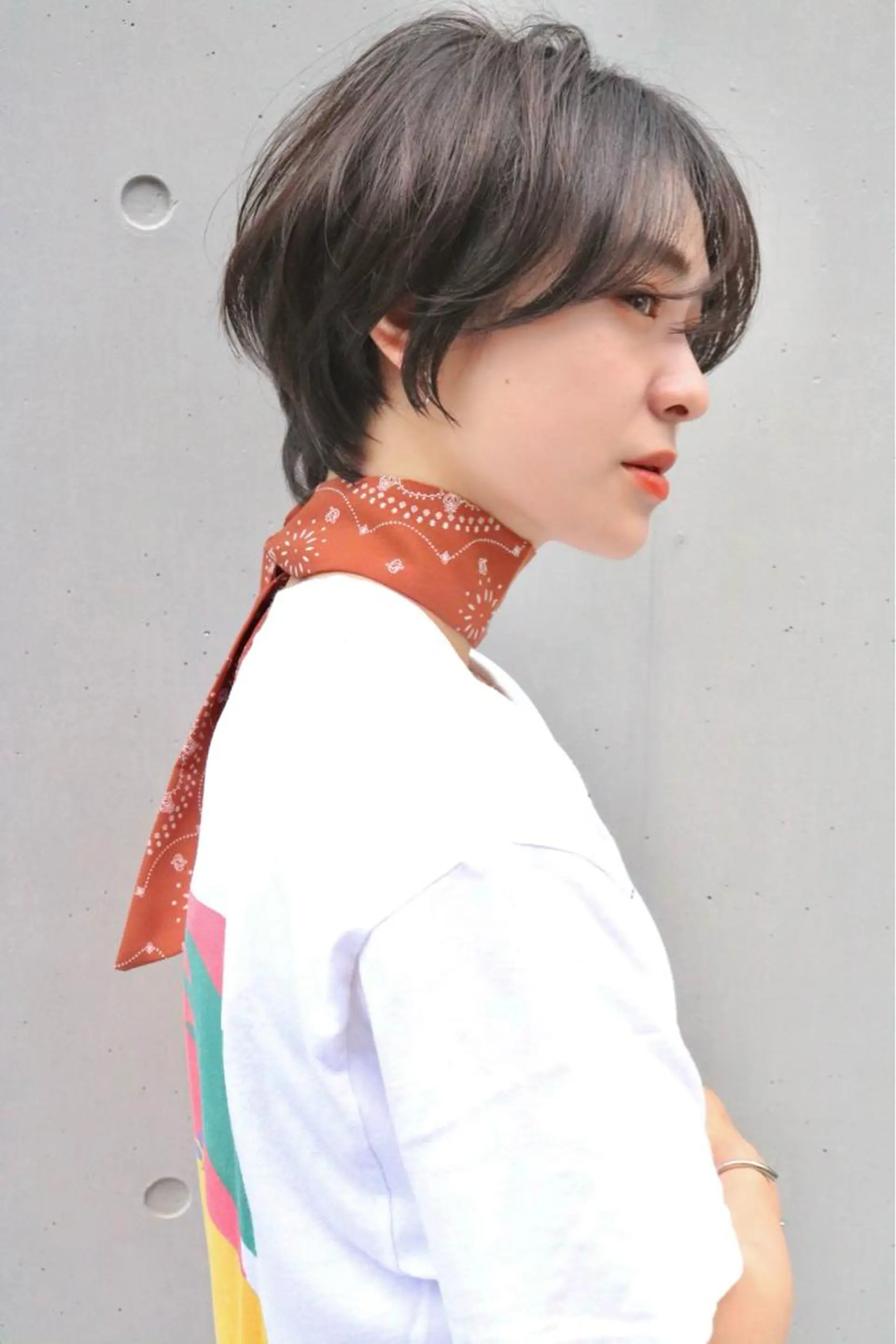 ショート カラー カット ヘアカラー トリートメント 似合わせカラーパーマ 🌿kitin米川のヘアスタイル