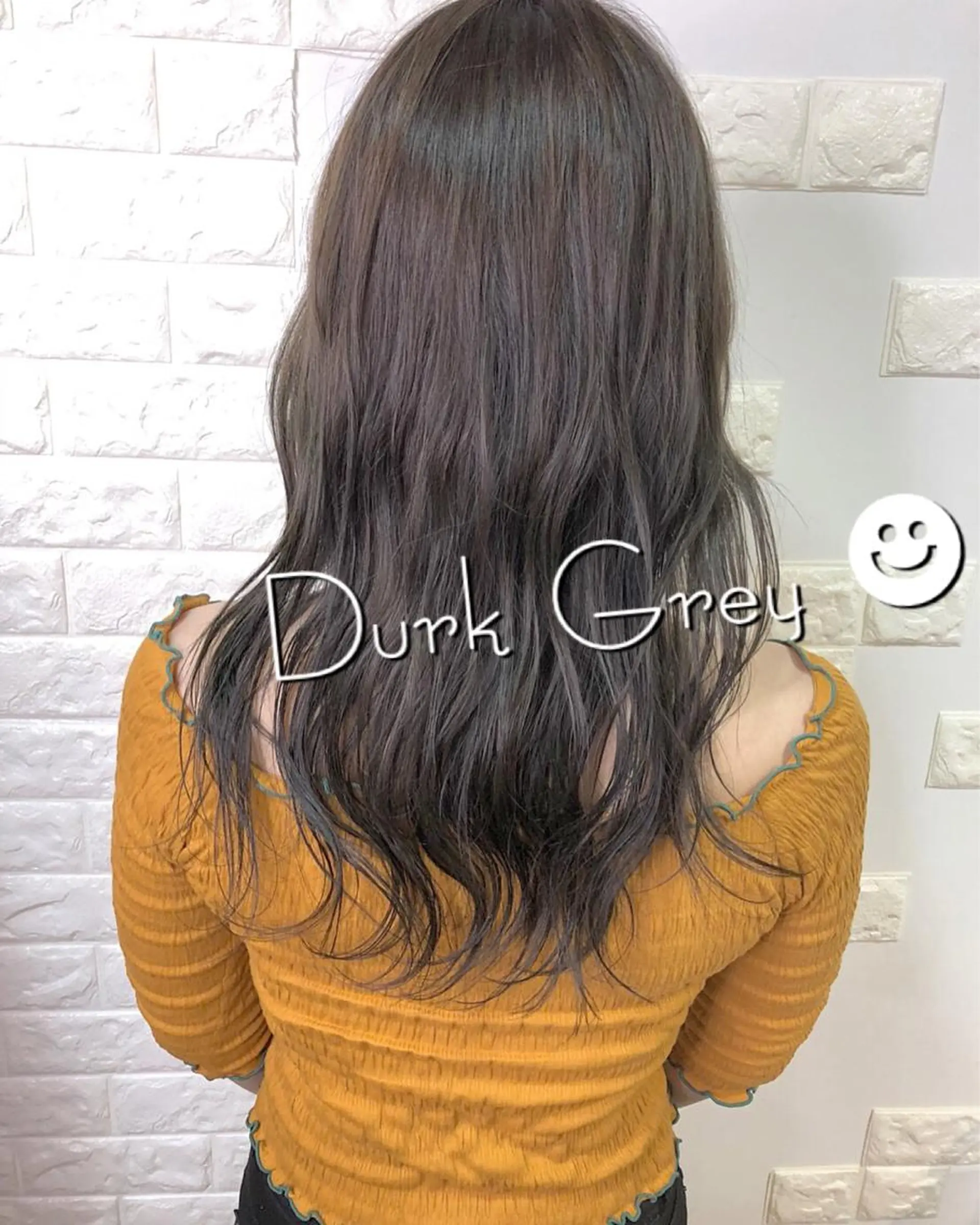 ロング カラー 透明感カラー ダークグレー ダークグレージュ グレージュ RoL by apollo所属・横浜ブリーチムラ直し 特化美容師/海崎剛史のヘアスタイル