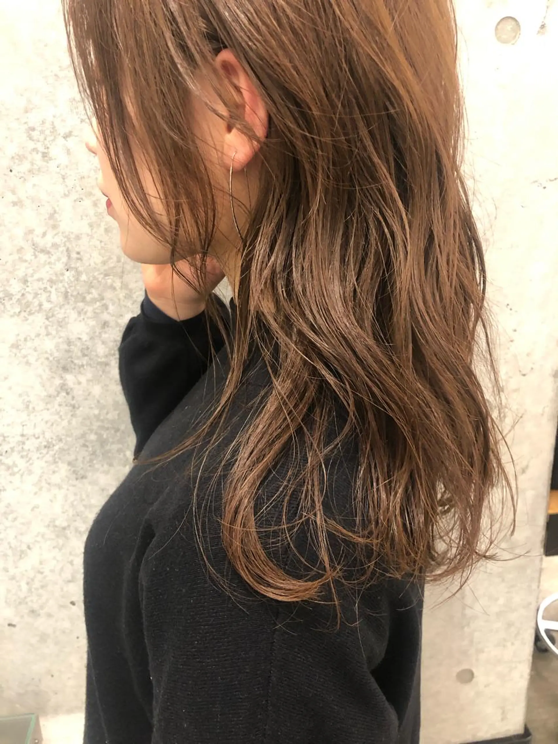 セミロング カラー ベージュカラー ブリーチ ブリーチなしカラー LINOA✿Miku /ブリーチ/ボブのヘアスタイル