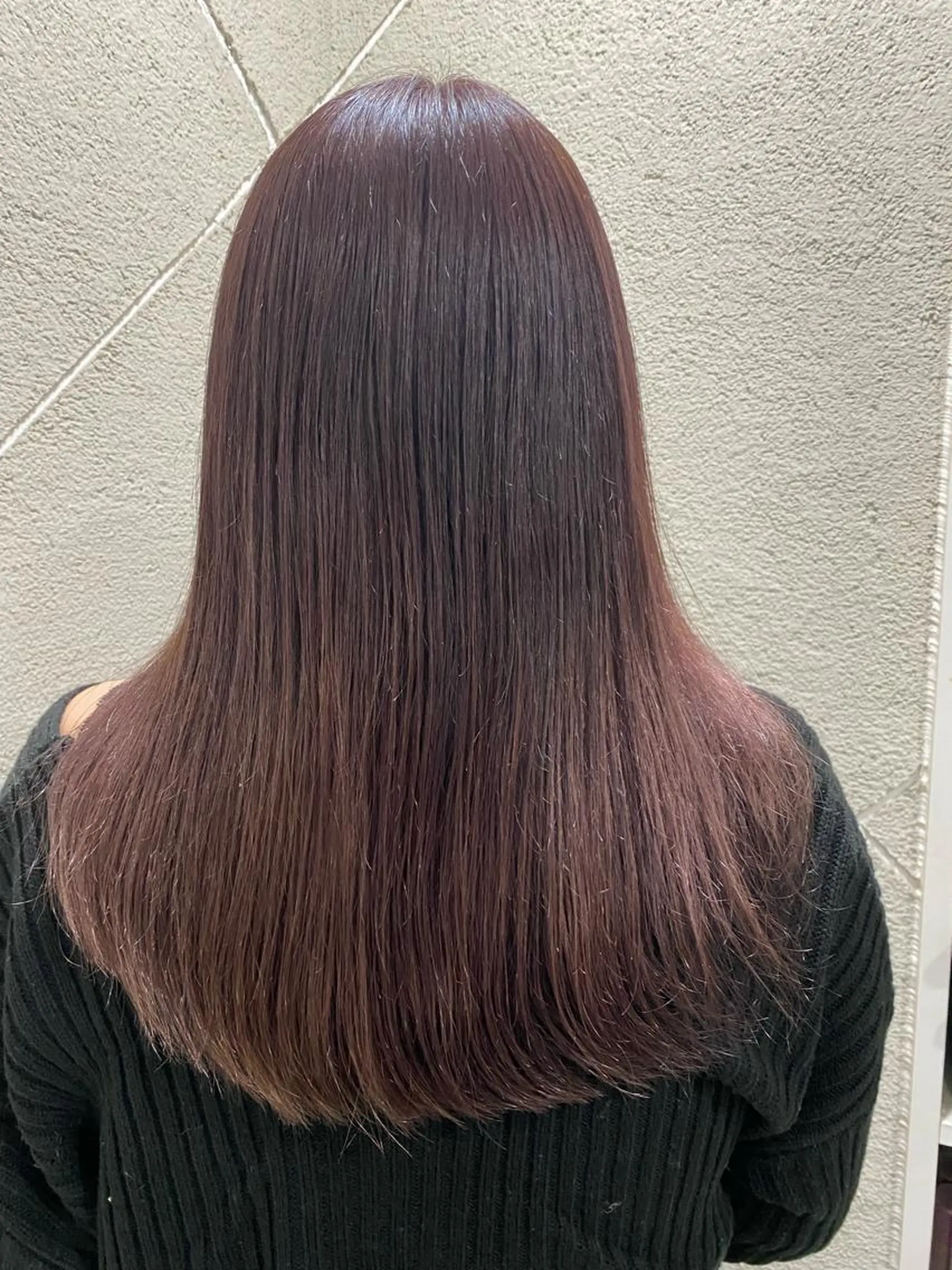 セミロング ヘアカラー 高田 悠月のヘアスタイル