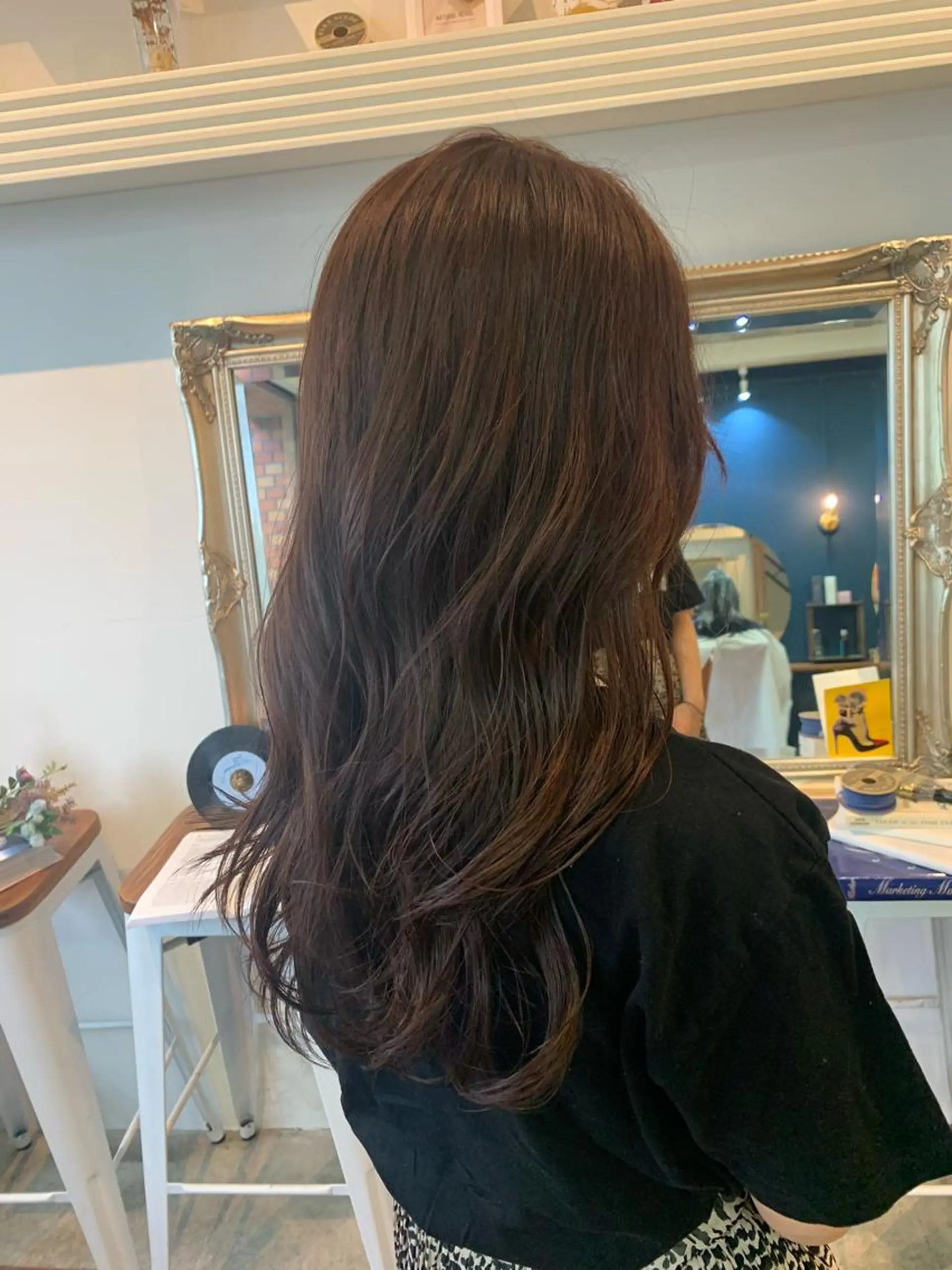 セミロング カット ヘアカラー トリートメント ヘッドスパ ヘアセット 山口 竣也のヘアスタイル