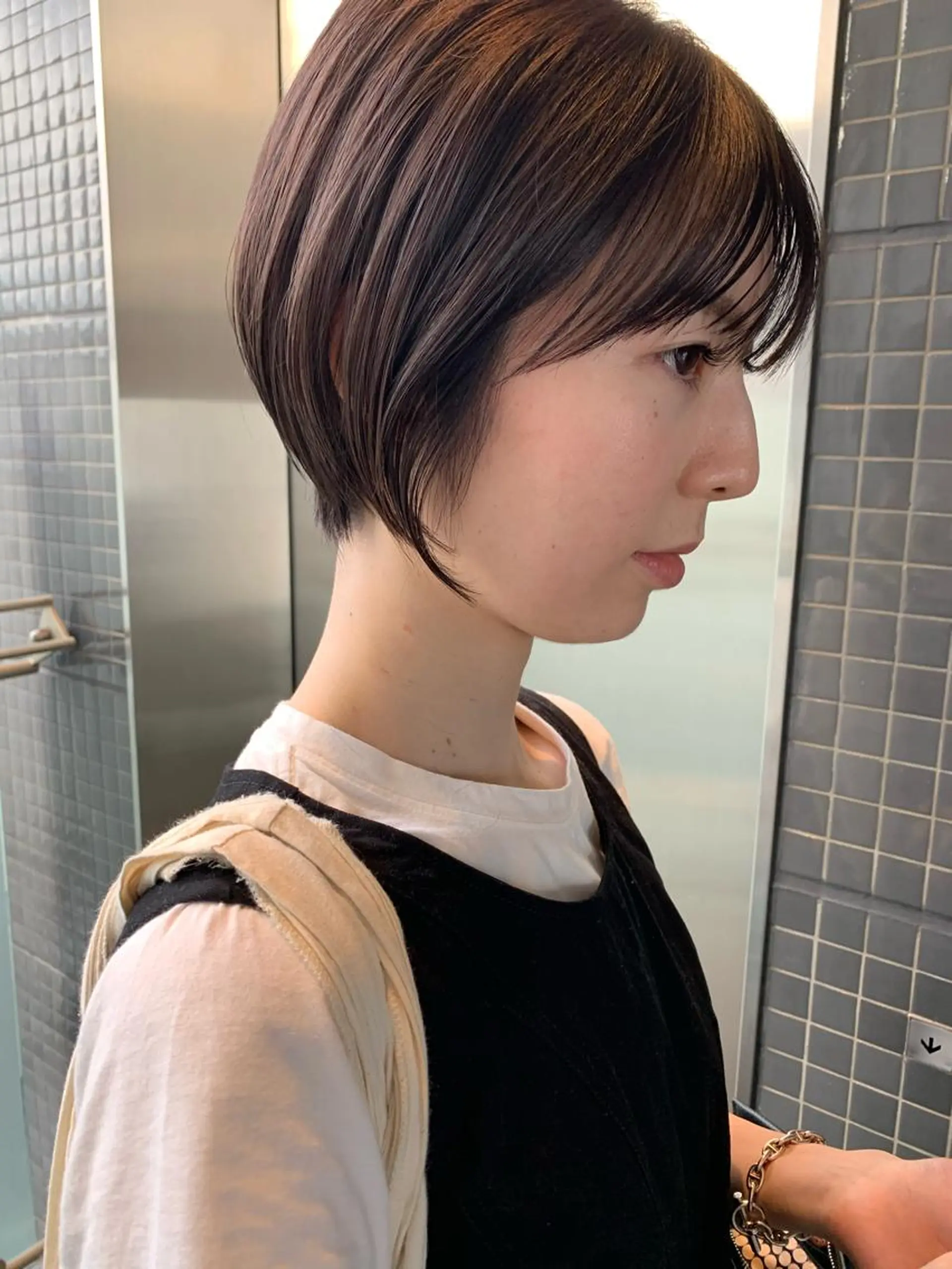 ショート カラー ショートボブ ボブ ショートヘア 髪質改善サロン 心斎橋ARCHEのヘアスタイル