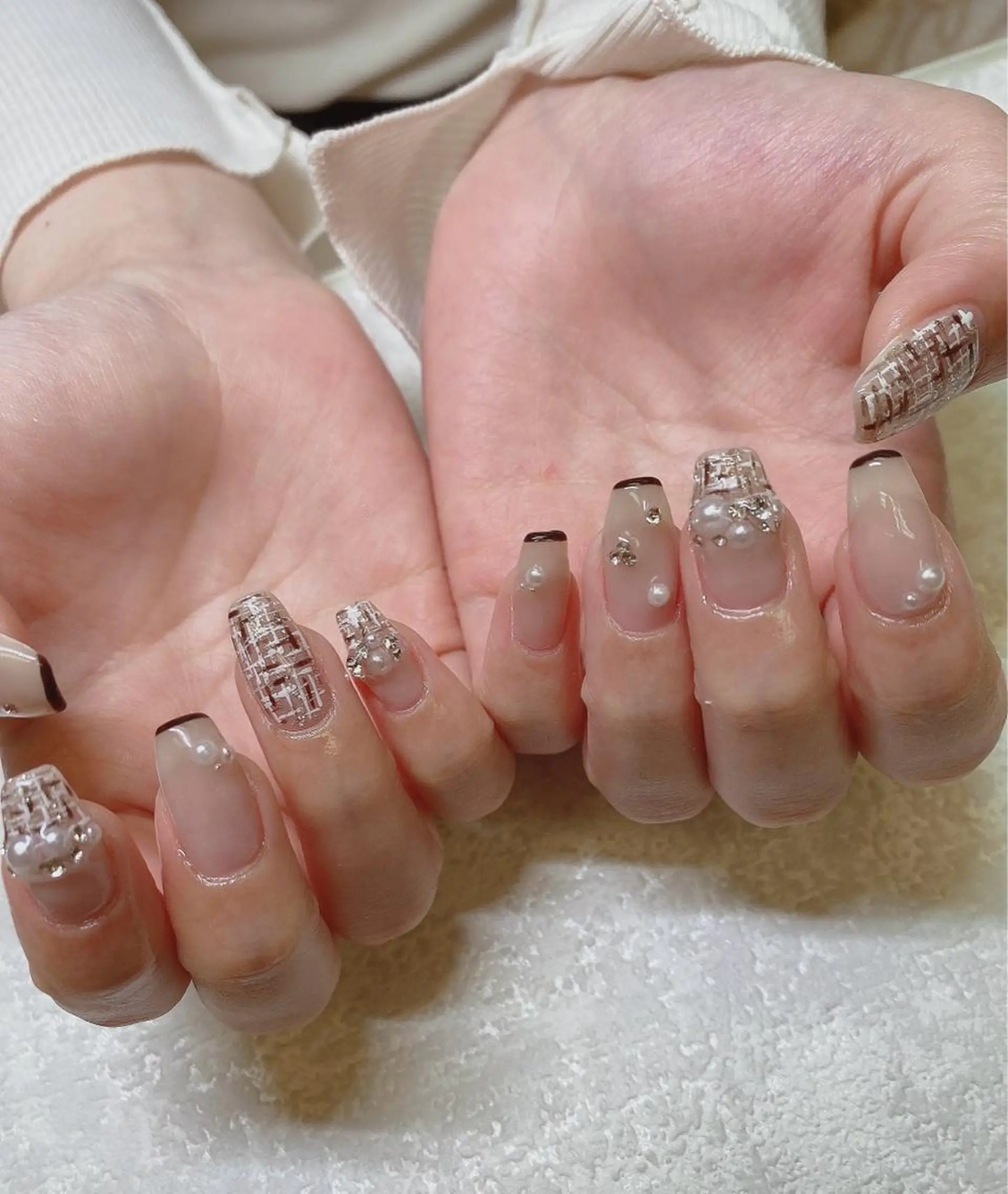 ショート ハンドネイル JNA認定講師🌸 RIEのネイルデザイン