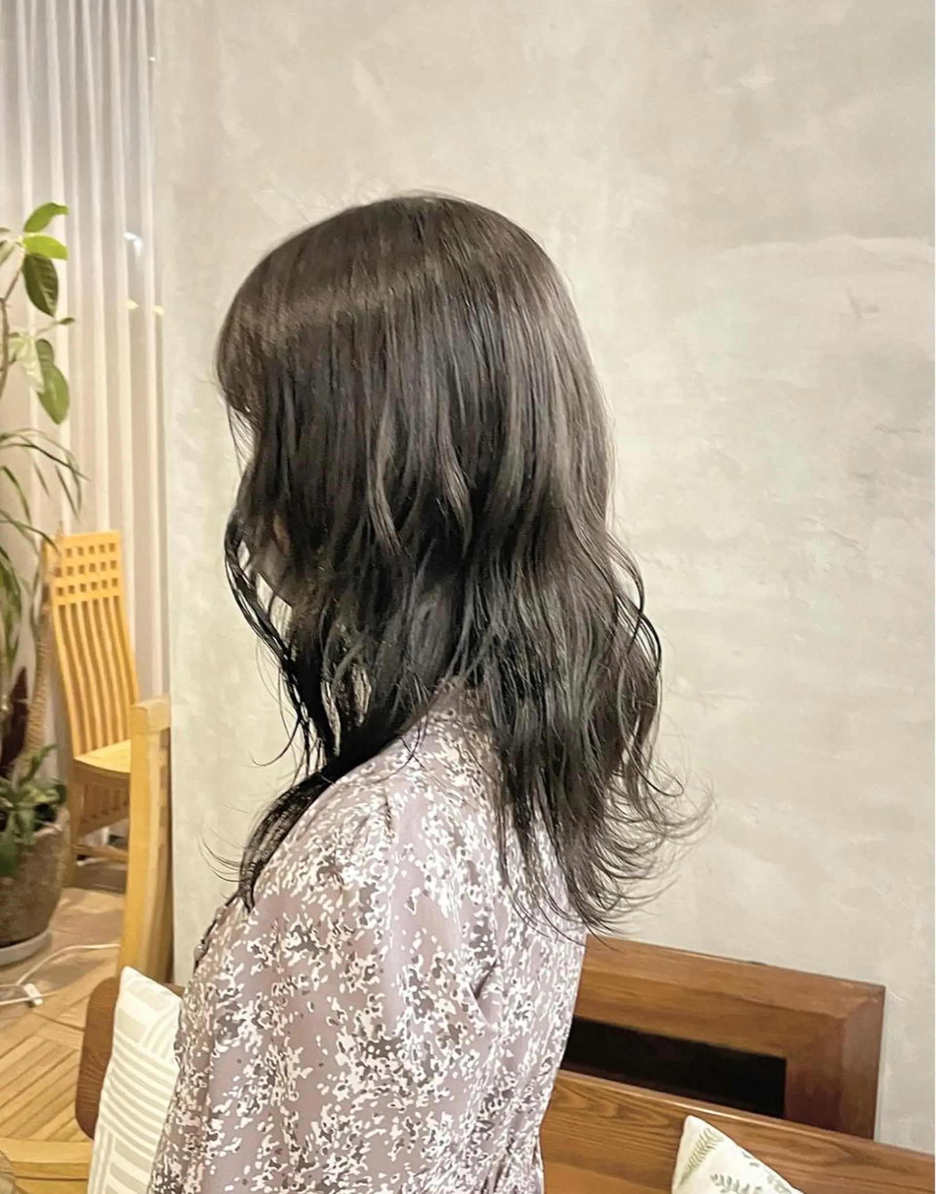 セミロング カラー ヘアアレンジ Saki サキのヘアスタイル