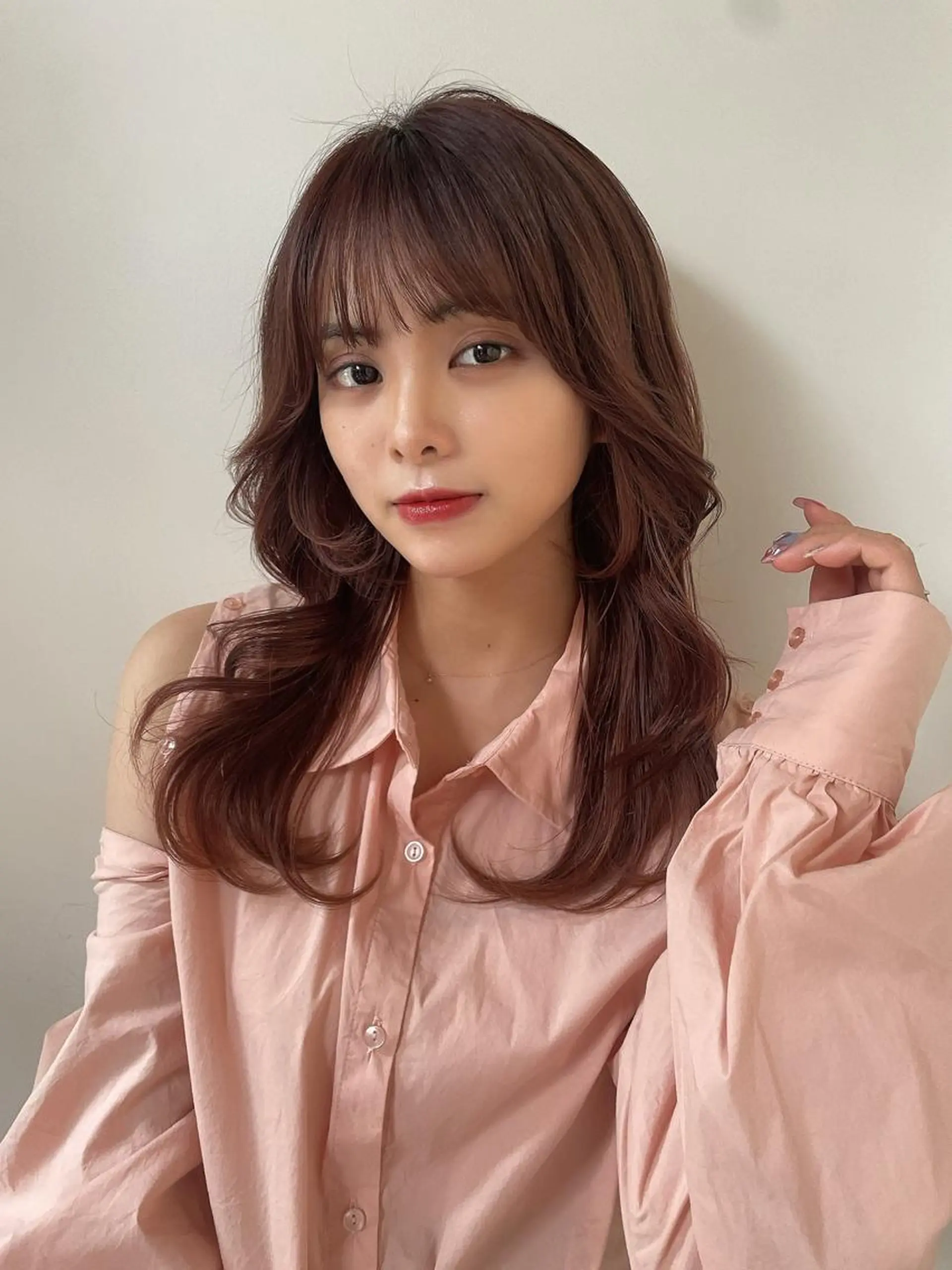 セミロング ヨシンモリ ❤️ショートカット ・顔周りカット❤️のヘアスタイル