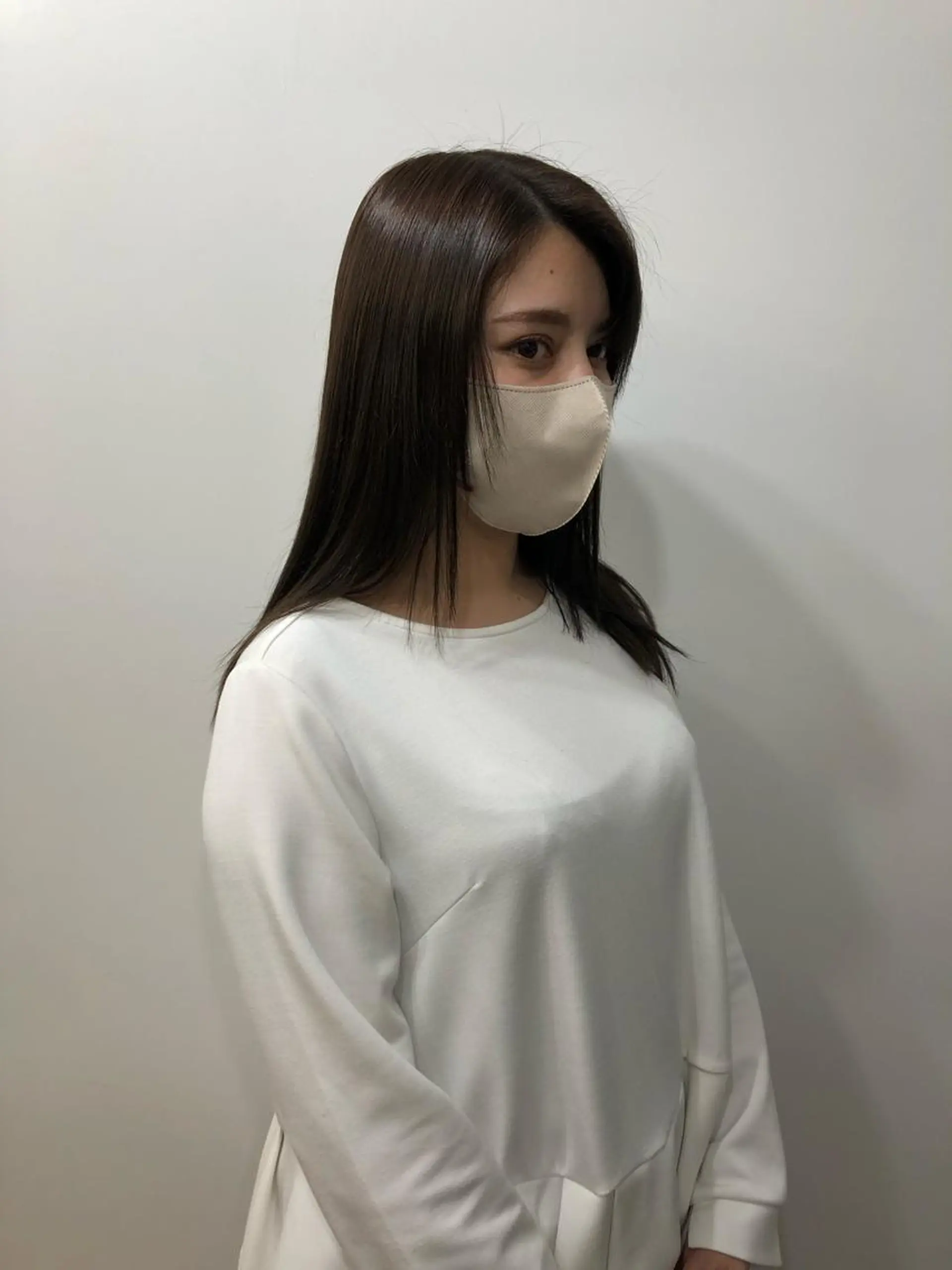 セミロング アッシュ ミルクティーブラウン ピンクブラウン ハイライト 髪質改善 ユウハウス BIJOU所属・ユウハウス/ ryousukeのヘアスタイル