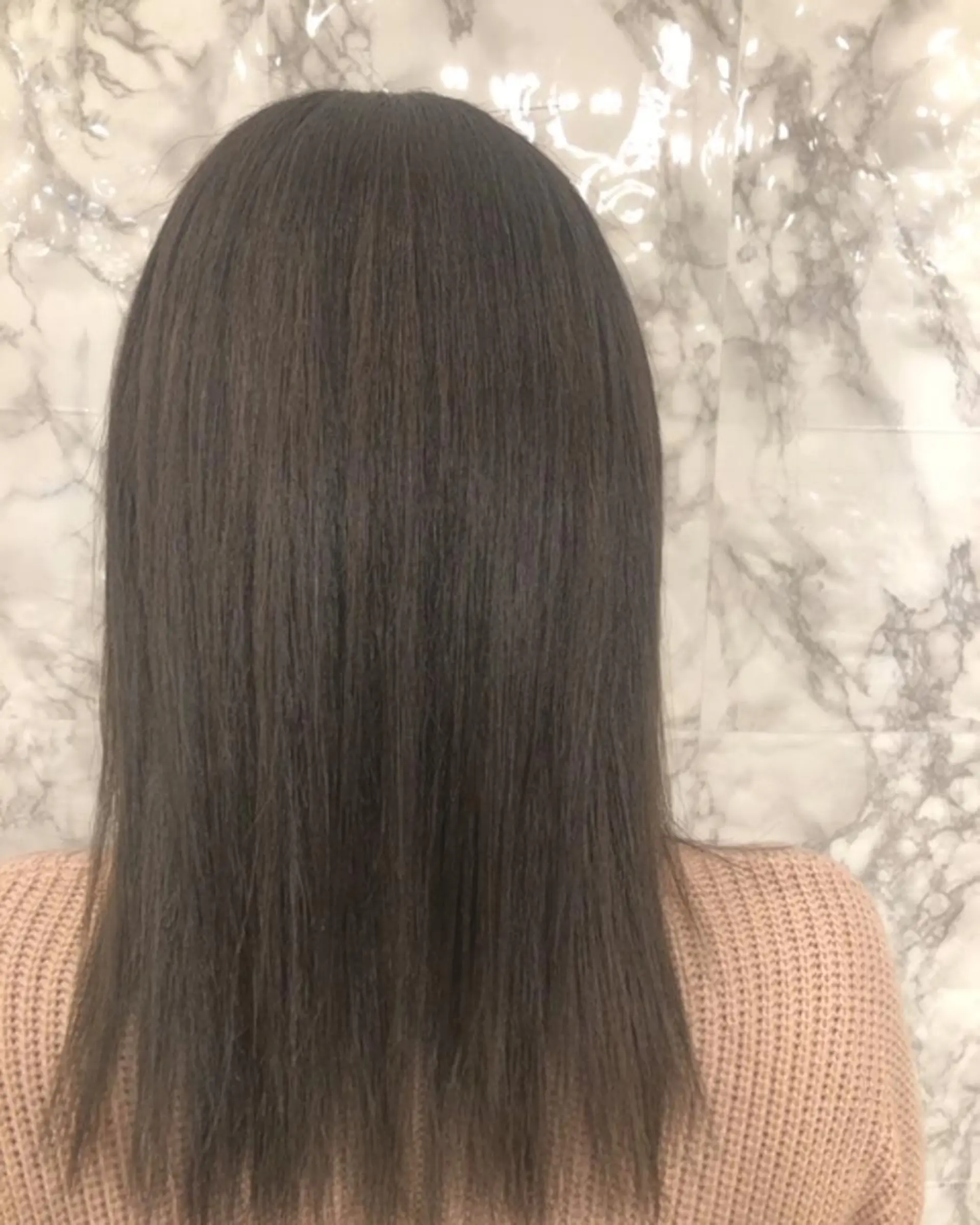 ミディアム カラー グレージュ 東中野🥇美容室 FLOW東中野店のヘアスタイル