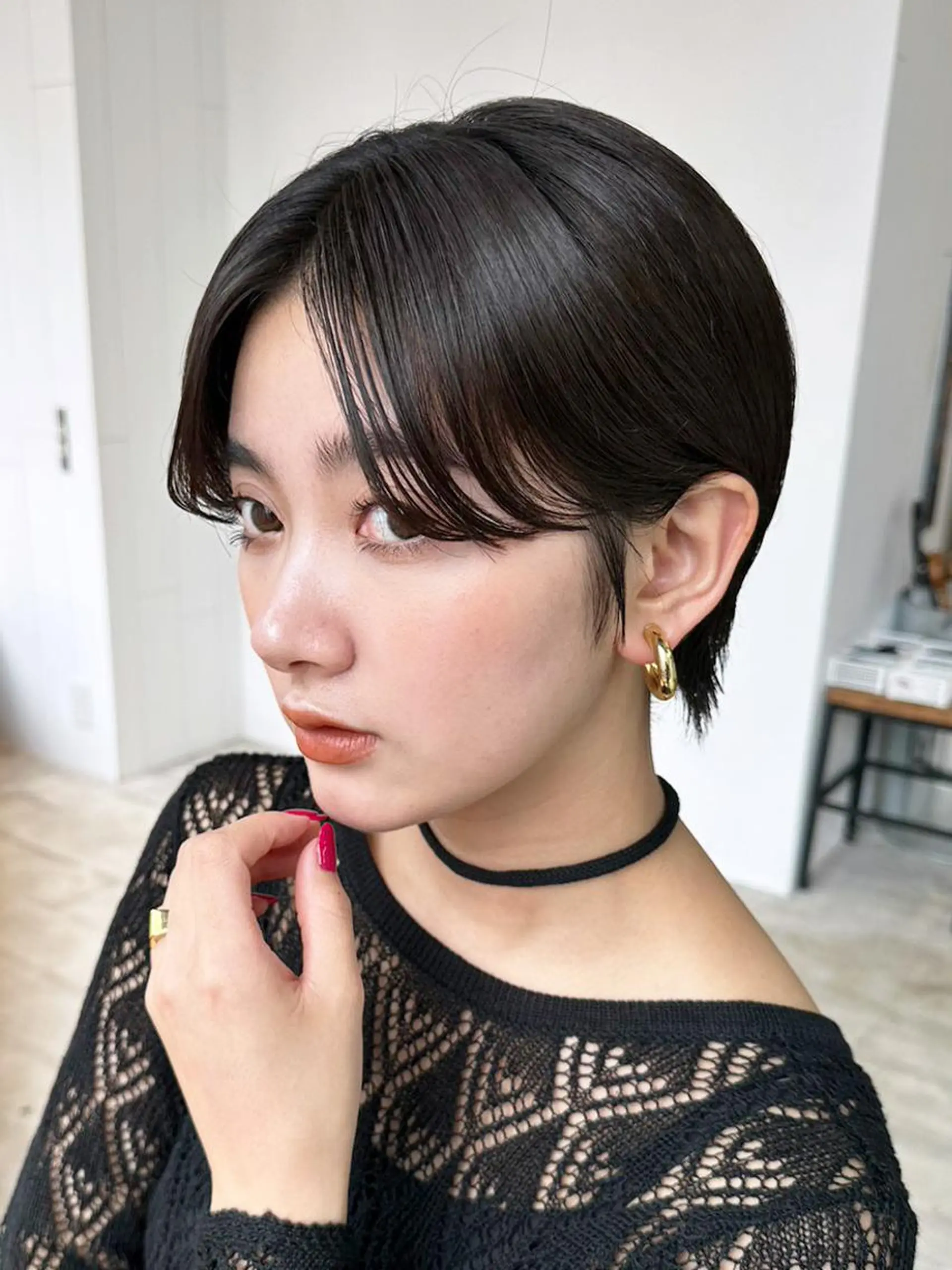 カラー ショート ショートヘア カット ヘアカラー トリートメント ITbyALBUM 中野店のヘアスタイル