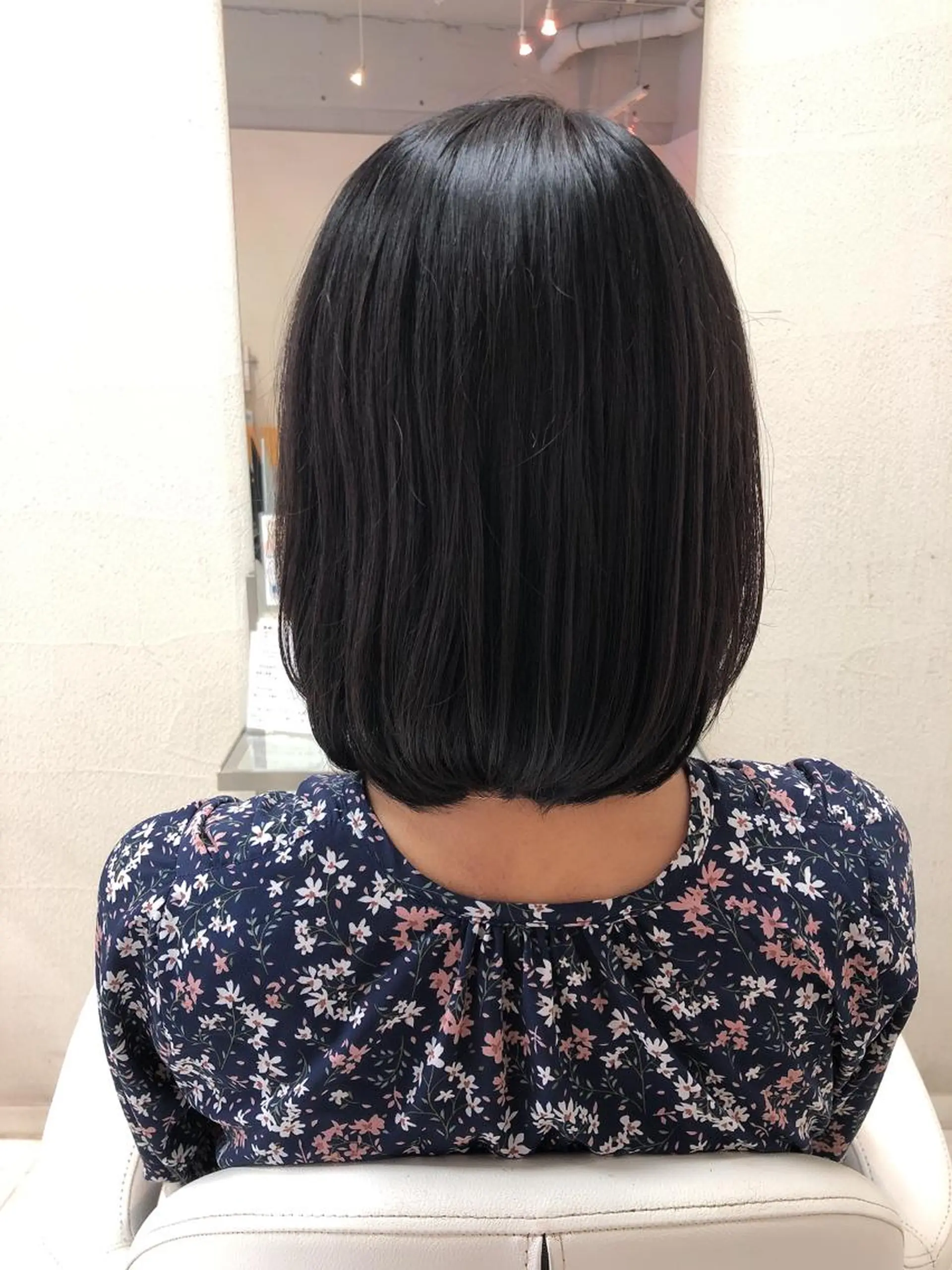ミディアム ボブ 阿部 美咲のヘアスタイル