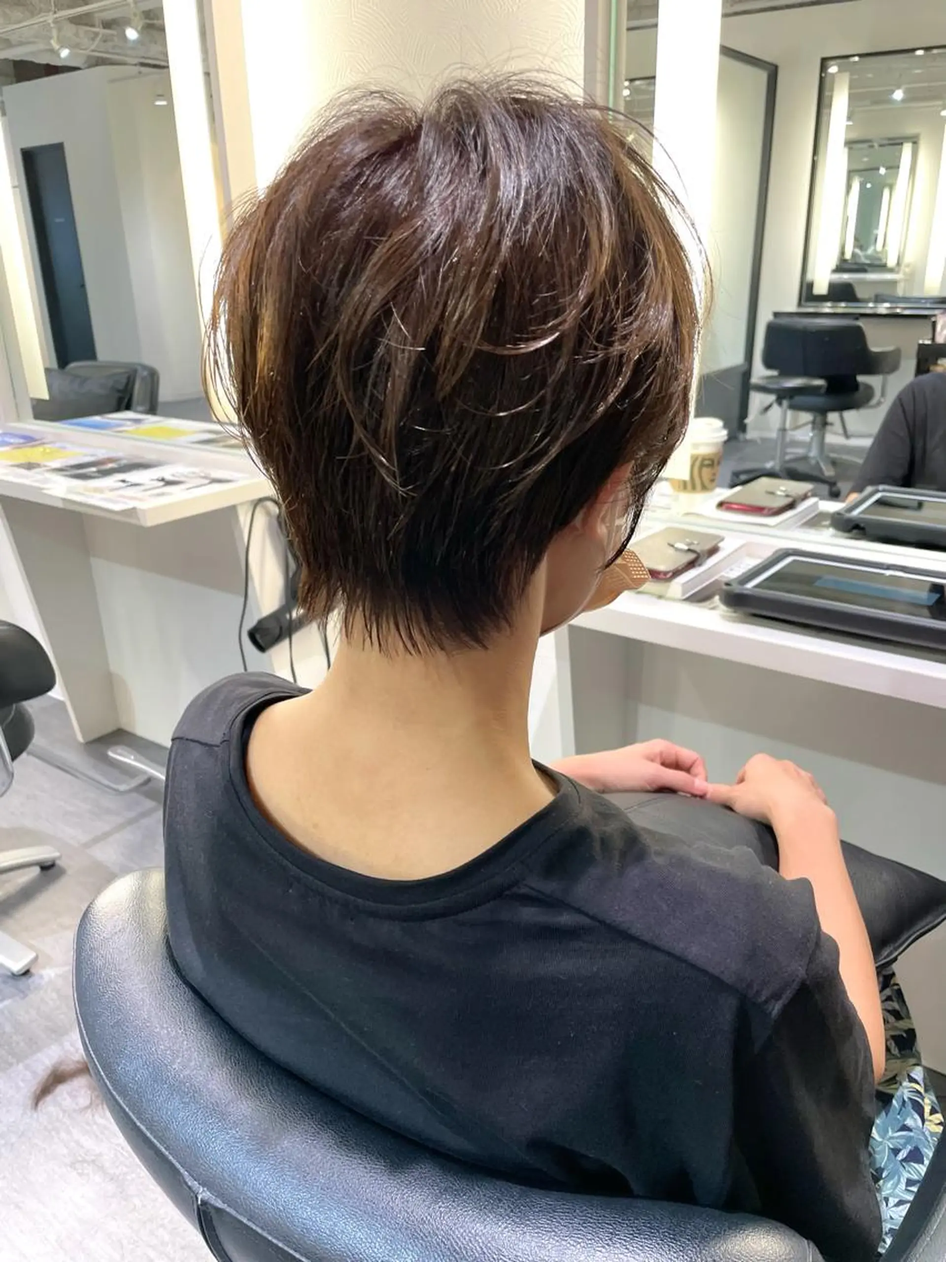 ショート ショートヘア カット ヘアカラー 縞田 健一のヘアスタイル