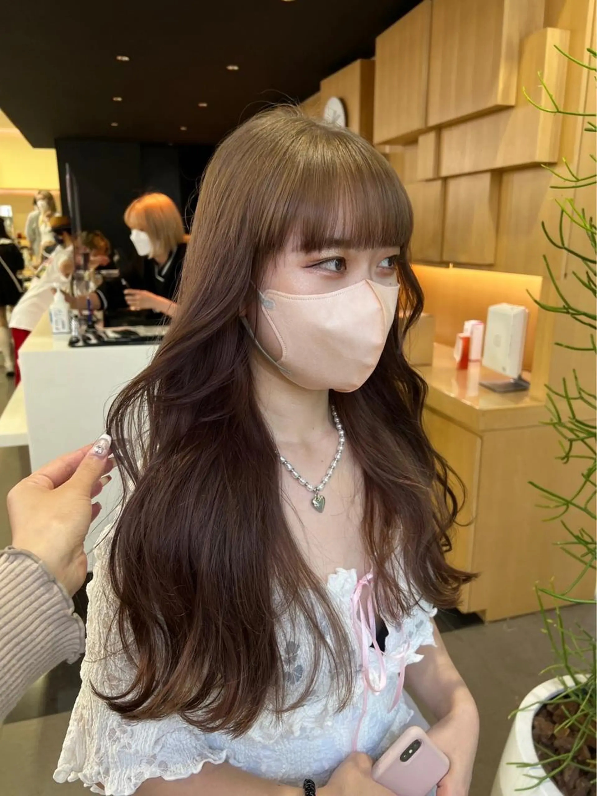 ロング カラー 透明感カラー 似合わせレイヤーカ ット　ʚɞ riiのヘアスタイル