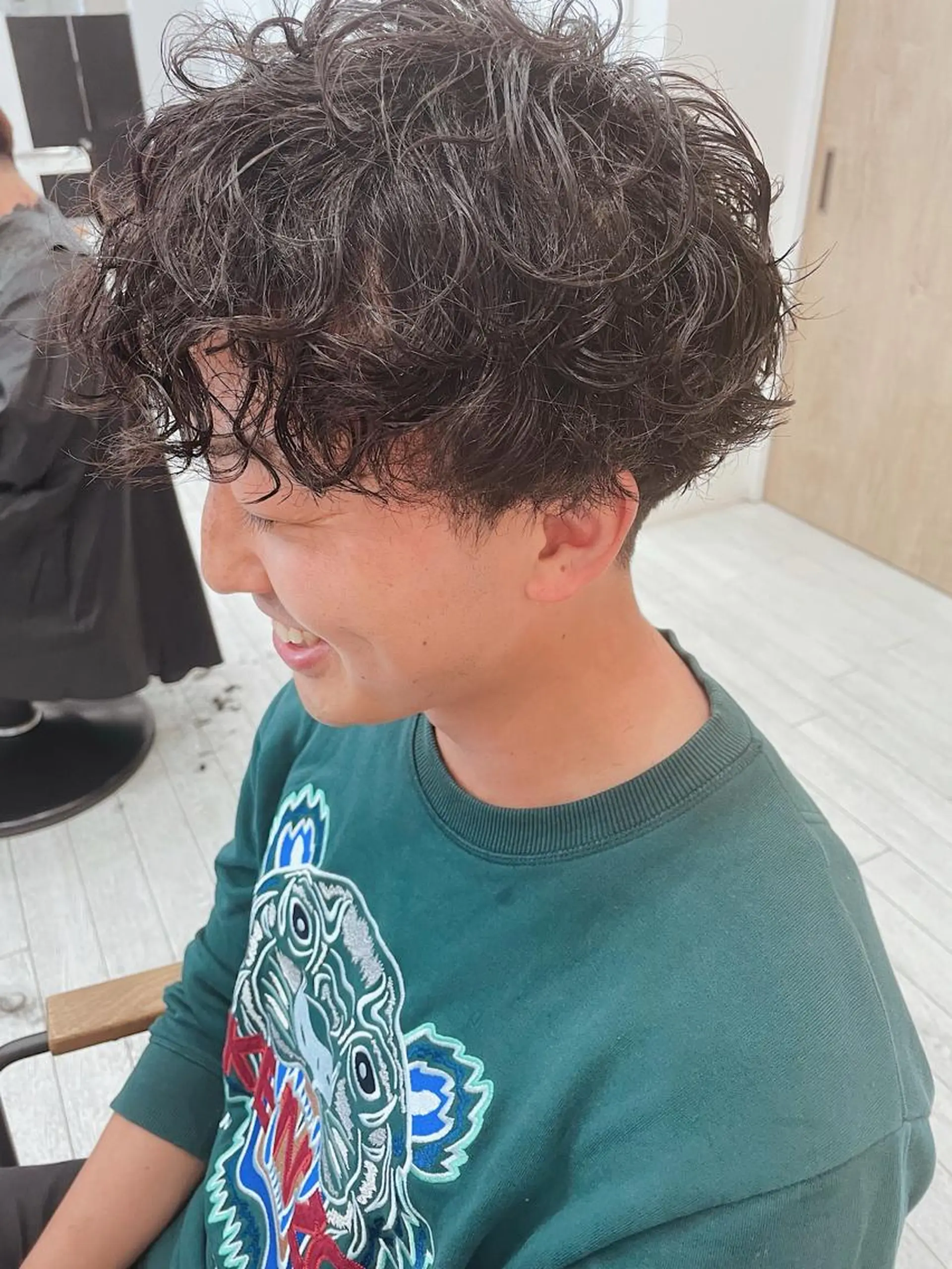 ショート パーマ メンズ saito (8/31まで在籍)のヘアスタイル