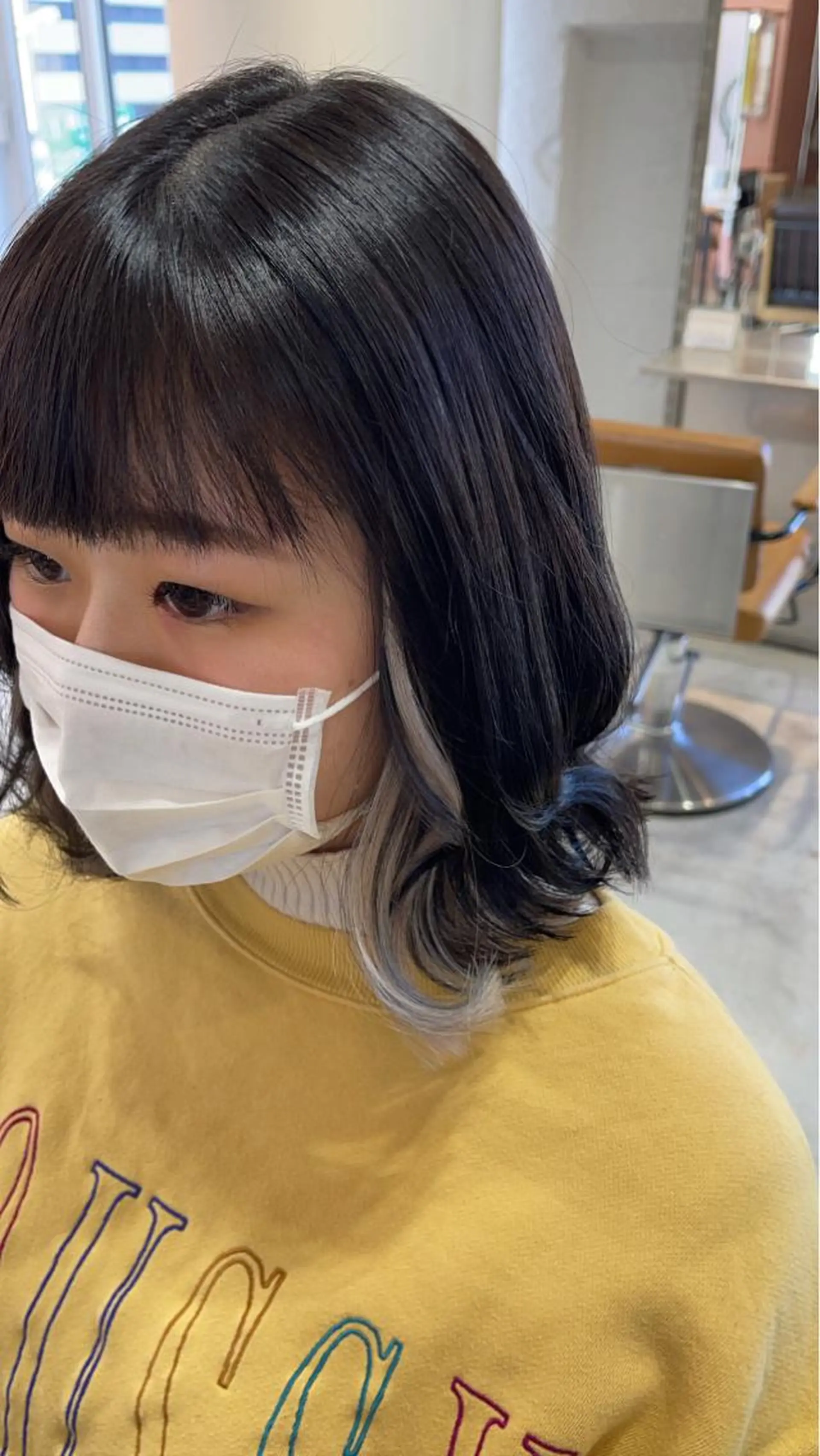 ショート カラー エクステ lunty miichiのヘアスタイル