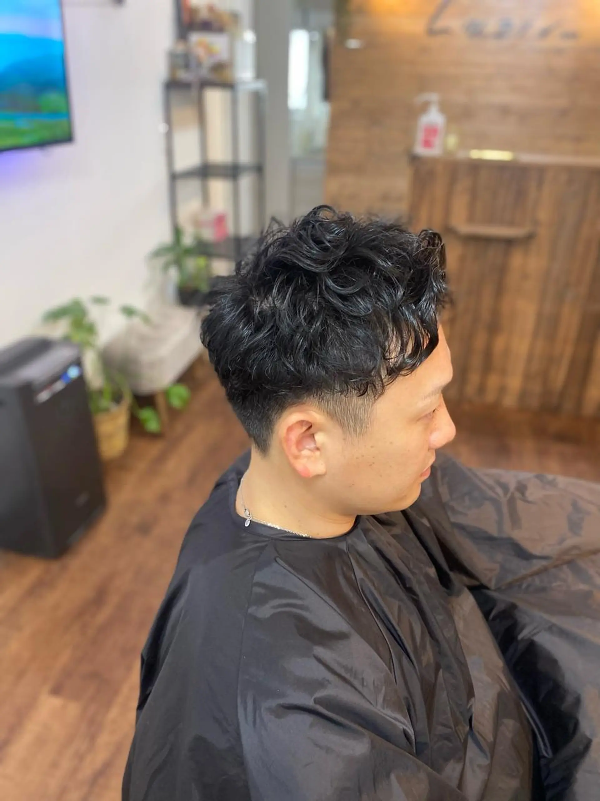 ショート パーマ メンズ カット パーマ トリートメント Lizir  ルズィール所属・Luzir⭐︎ GEN⭐︎のヘアスタイル