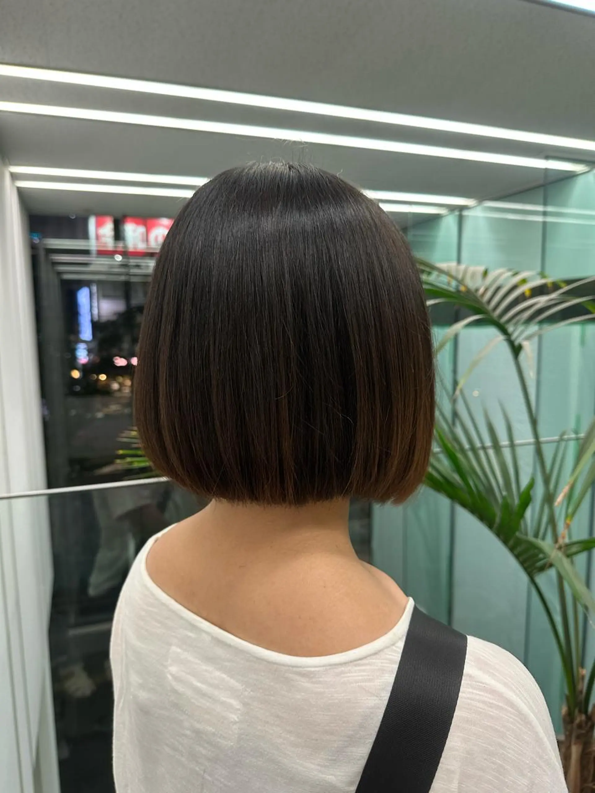ミディアム ボブ カット ごとう さなのヘアスタイル