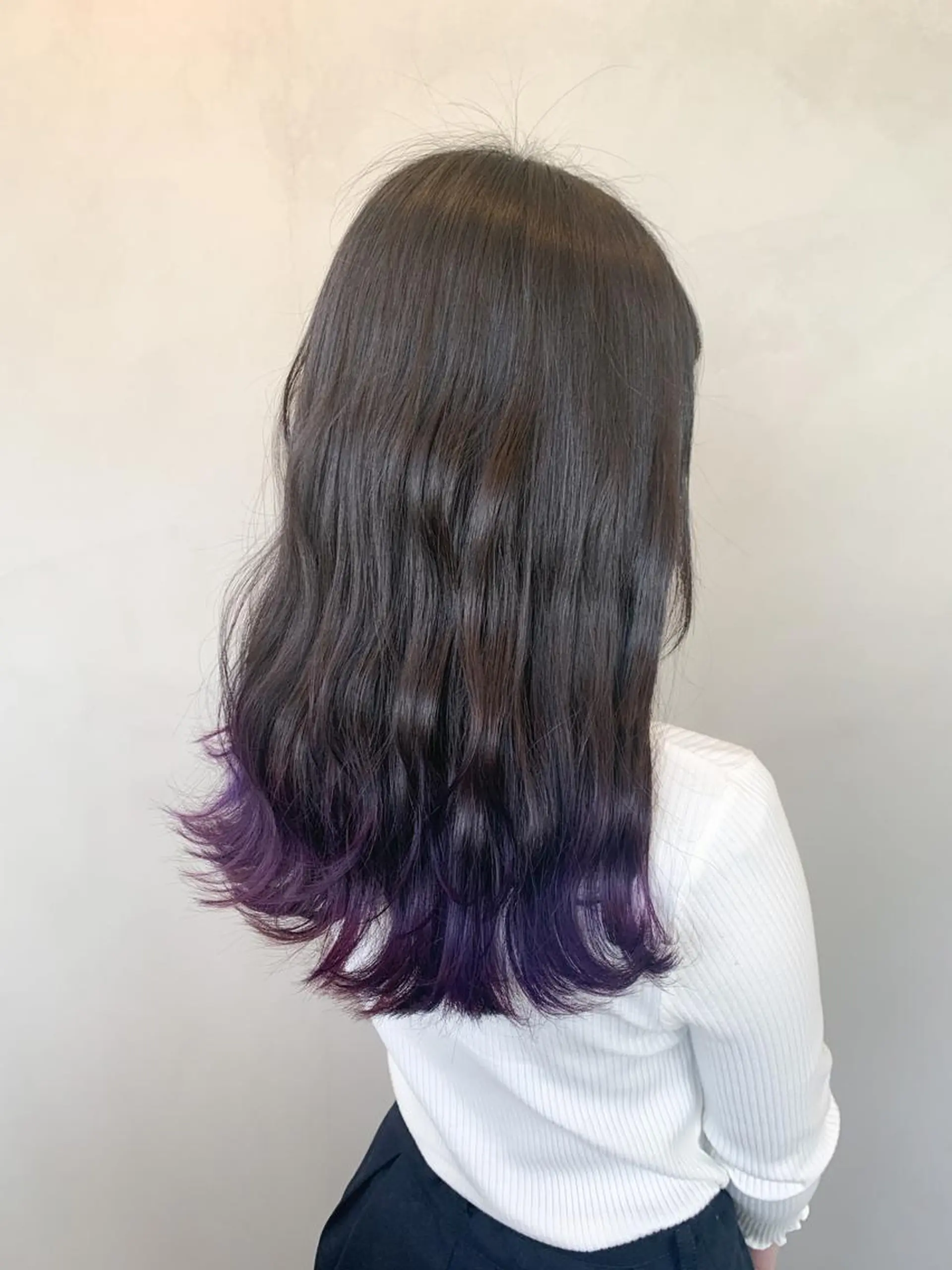 セミロング カラー ラベンダーカラー 透明感カラーが 得意です！NAOKIのヘアスタイル