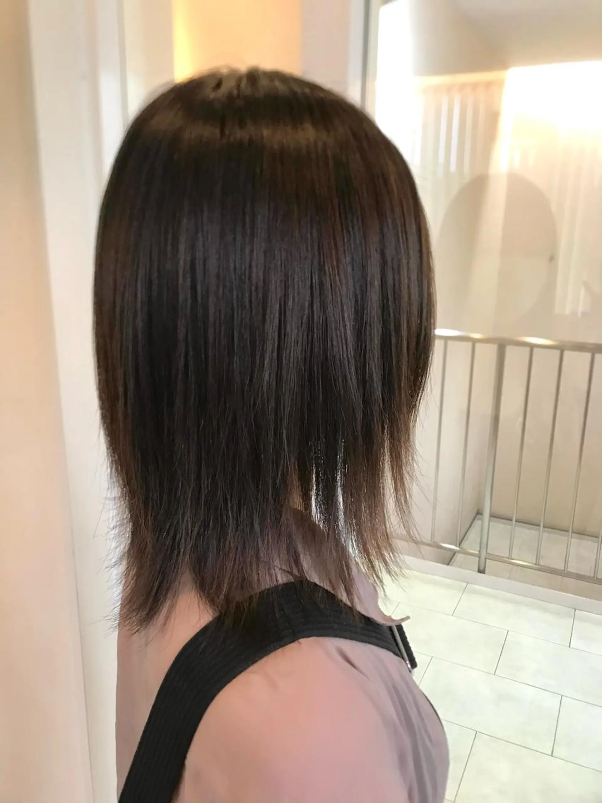 ミディアム カラー ブラウンカラー カット ヘアカラー 縮毛矯正 後藤 瑞季のヘアスタイル