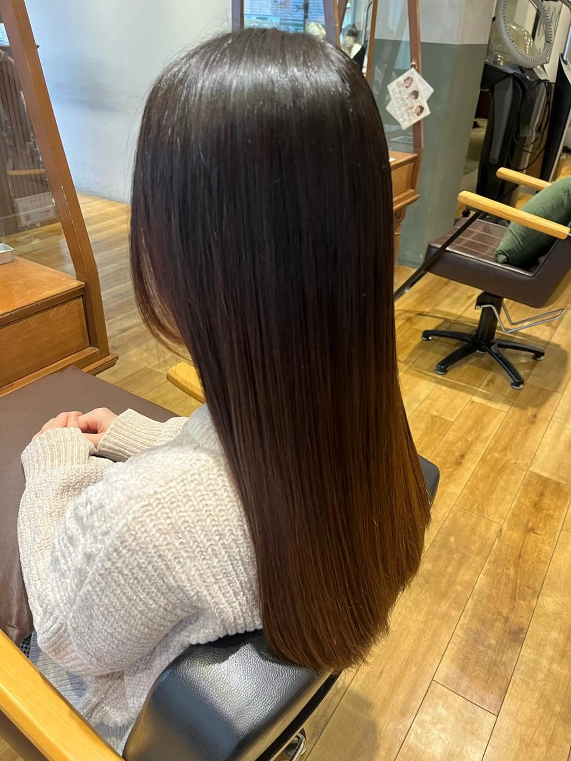 ロング 縮毛矯正 ✿ すずかのヘアスタイル