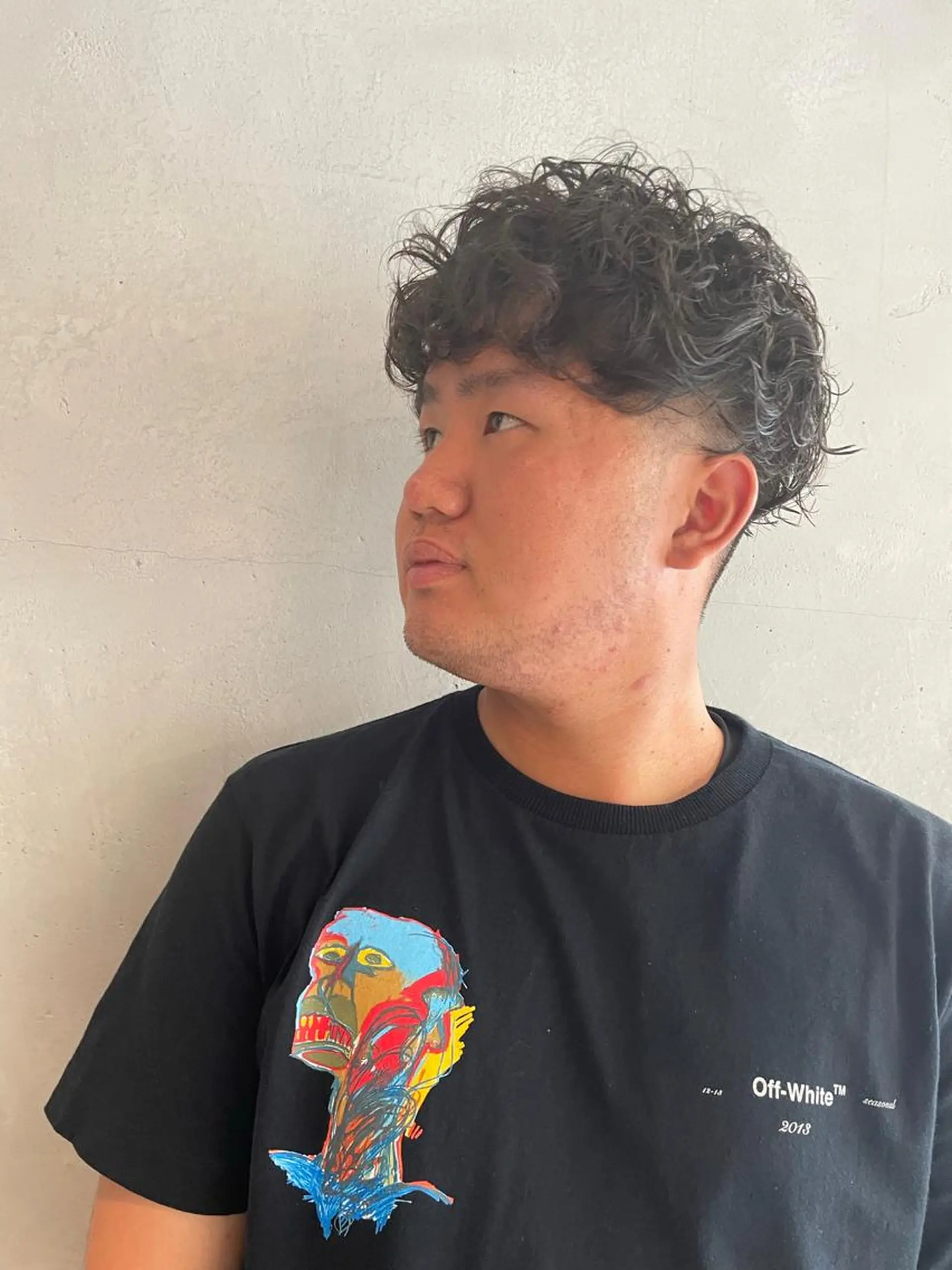 ミディアム パーマ メンズ ミディアムパーマ メンズパーマ SALOWIN大宮東口店所属・骨格補正カット✂︎ 🌟菅野陽介🌟のヘアスタイル