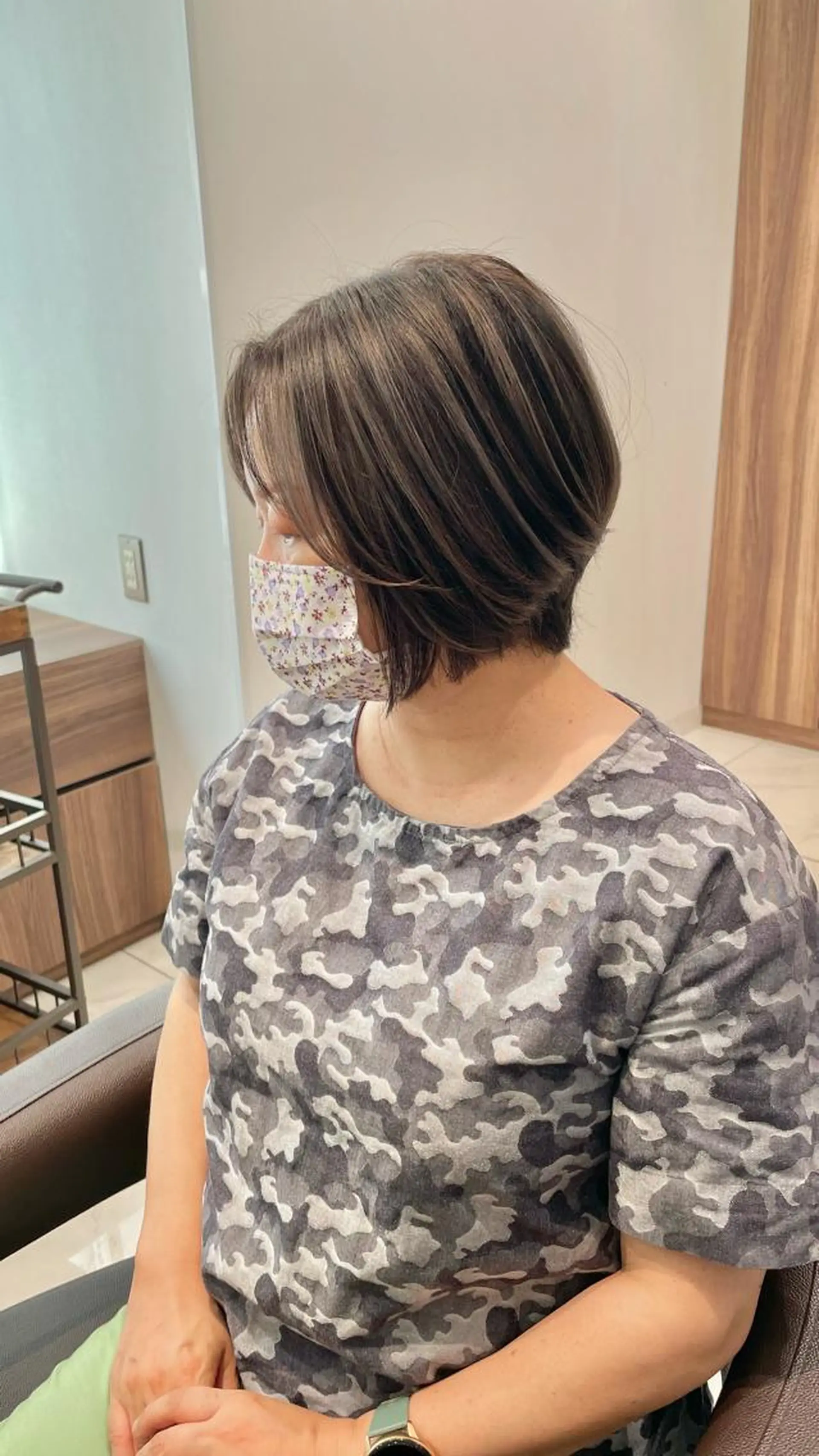 ショート カラー ヘアアレンジ バレイヤージュ ハイライトカラー ハイライト レイヤーカット ショートヘア カット ヘアカラー 🇰🇷韓国ヘア🤍 副店長/栗田のヘアスタイル