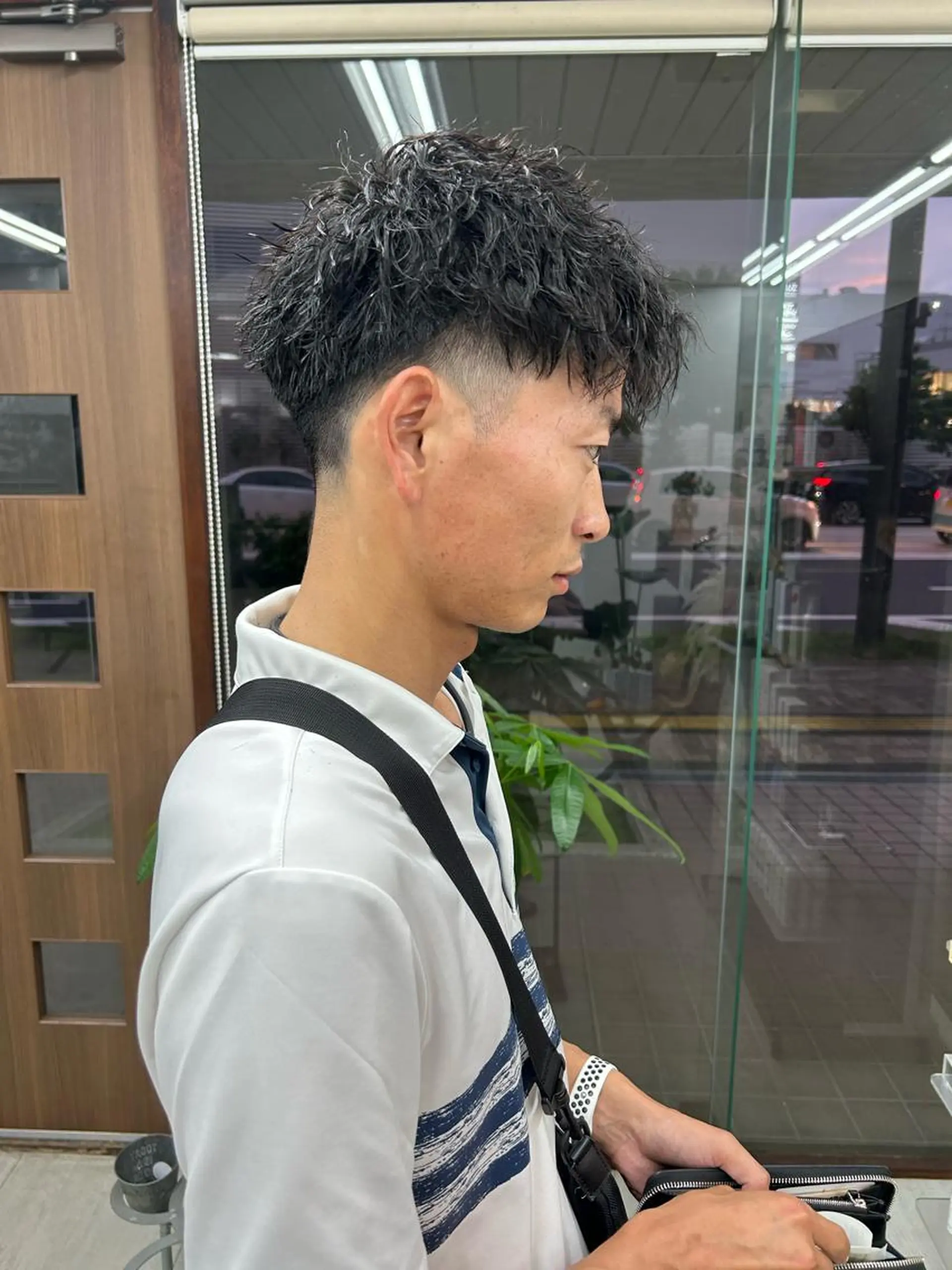 ショート パーマ メンズ ショートヘア カット パーマ メンズパーマの達人 /タカシマ　ダイスケのヘアスタイル