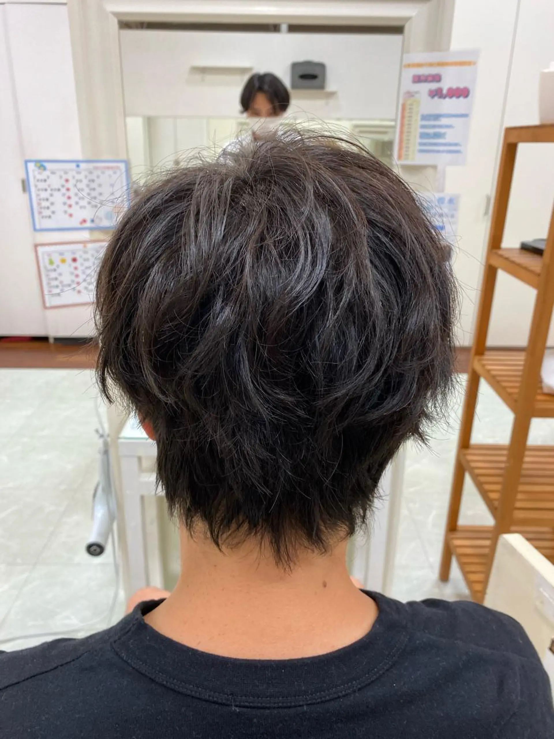 メンズ マッシュウルフ マッシュ メンズパーマ メンズウルフカット ウルフカット カット パーマ 佐々木 拓海のヘアスタイル