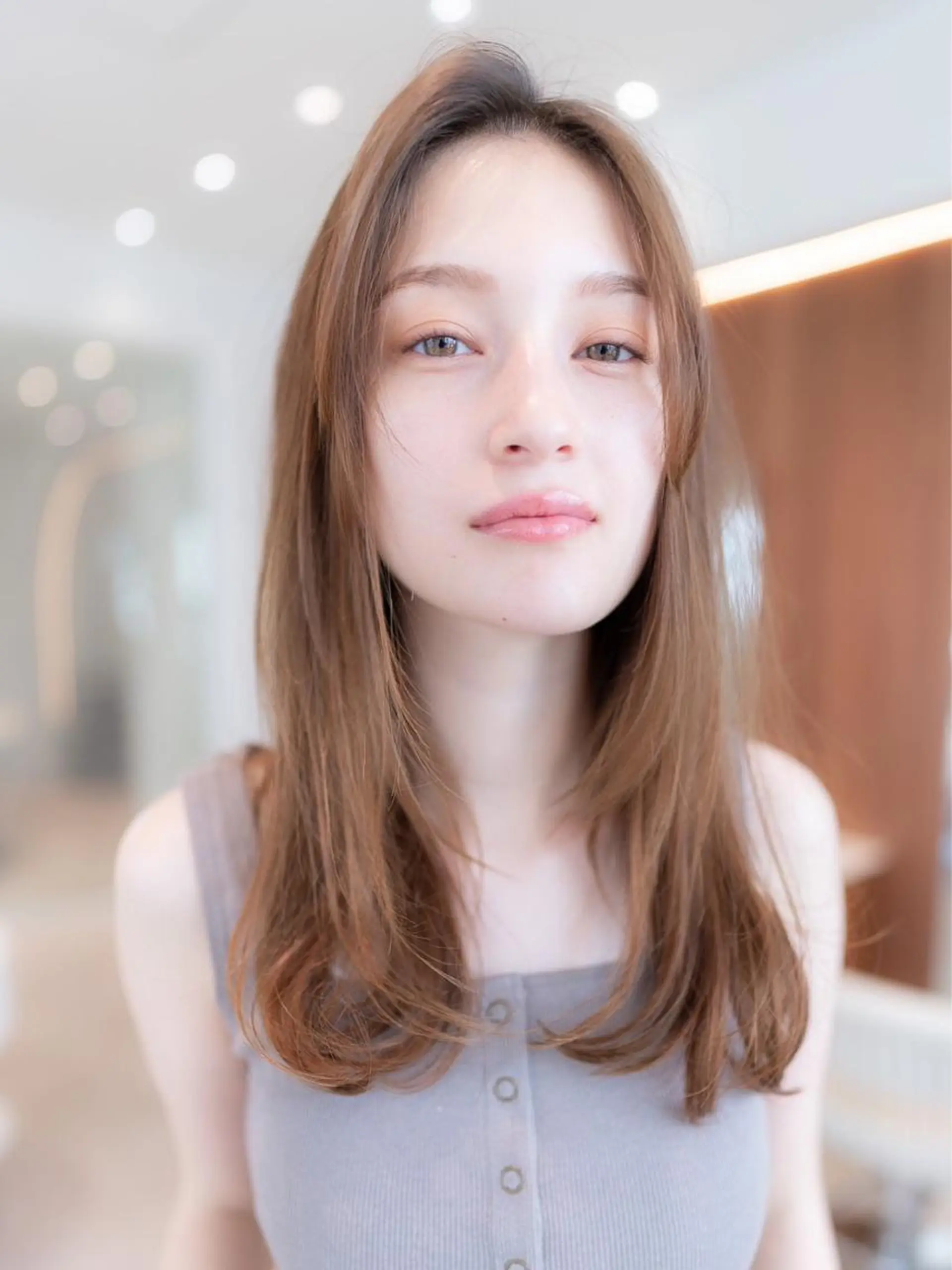 ロング シアーブラウン 髪質改善 トリートメント 岐阜駅/問屋町/玉宮 髪質改善/KAZÜのヘアスタイル