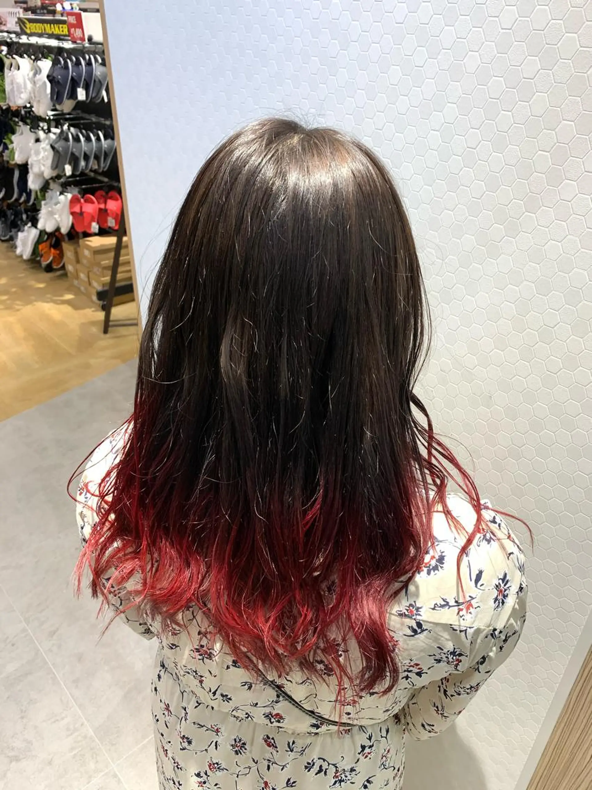 ロング カラー 大橋 一智のヘアスタイル