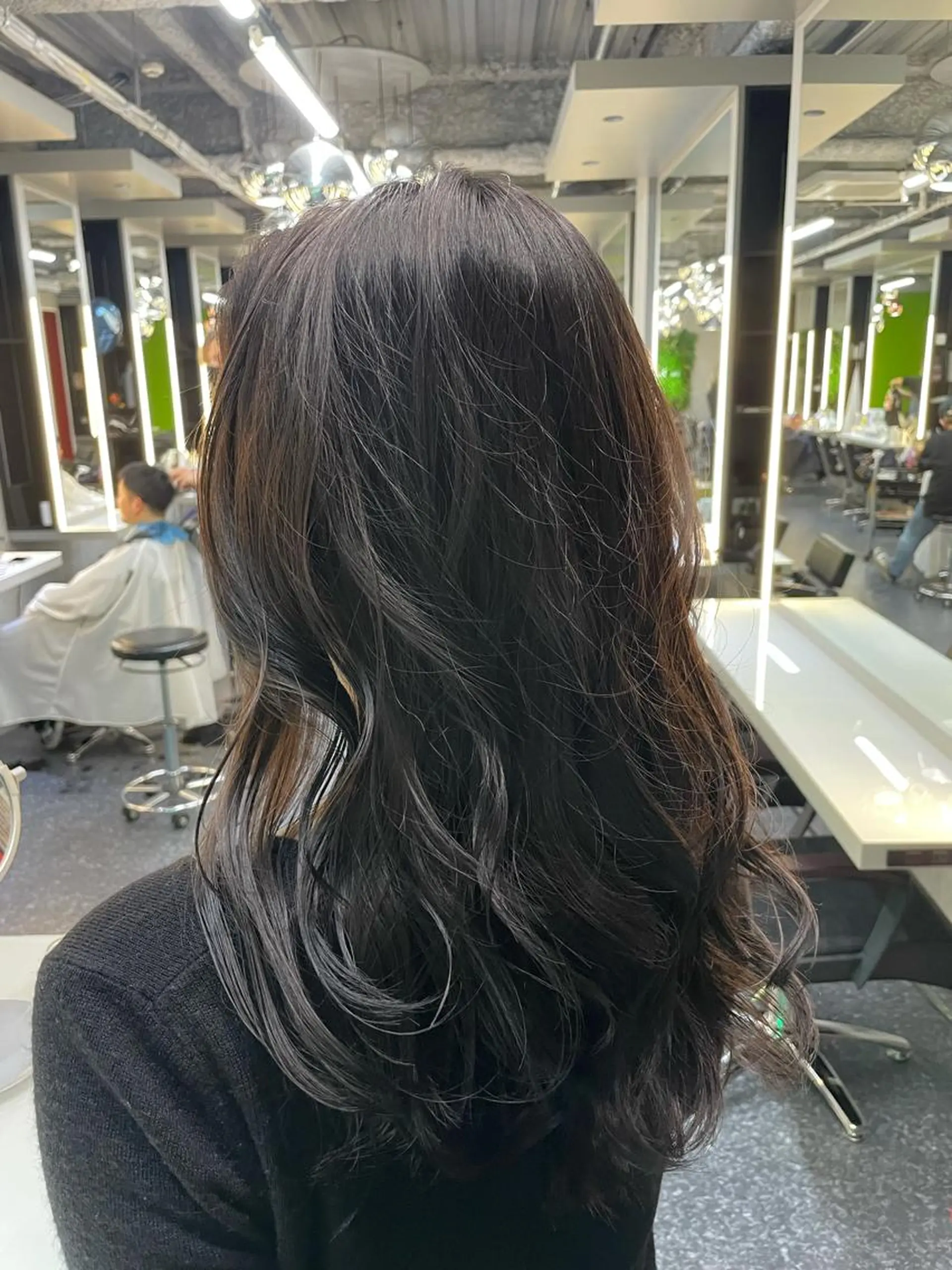 ロング カラー 韓国風ヘア レイヤーカット ローレイヤー カット ヘアカラー トリートメント TMJ所属・バズる韓国ヘア 🇰🇷溝邊　拓麿のヘアスタイル