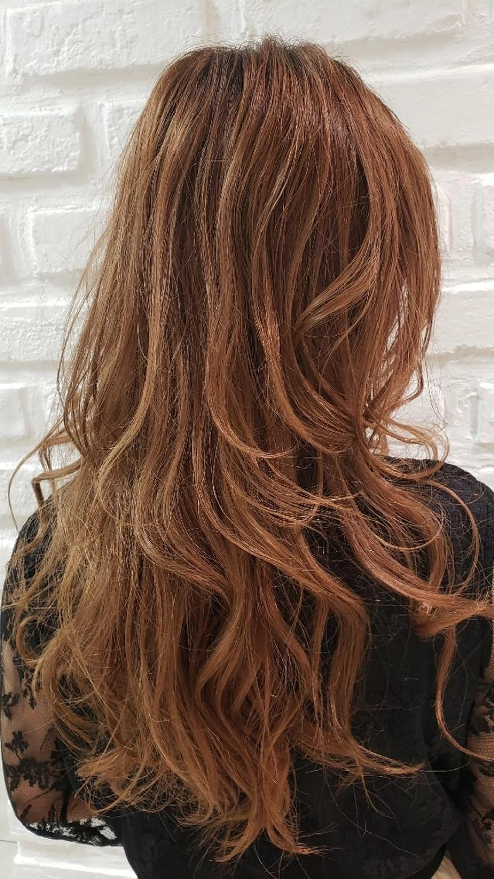ロング ロングレイヤー レイヤーカット ロング 染野 匠のヘアスタイル