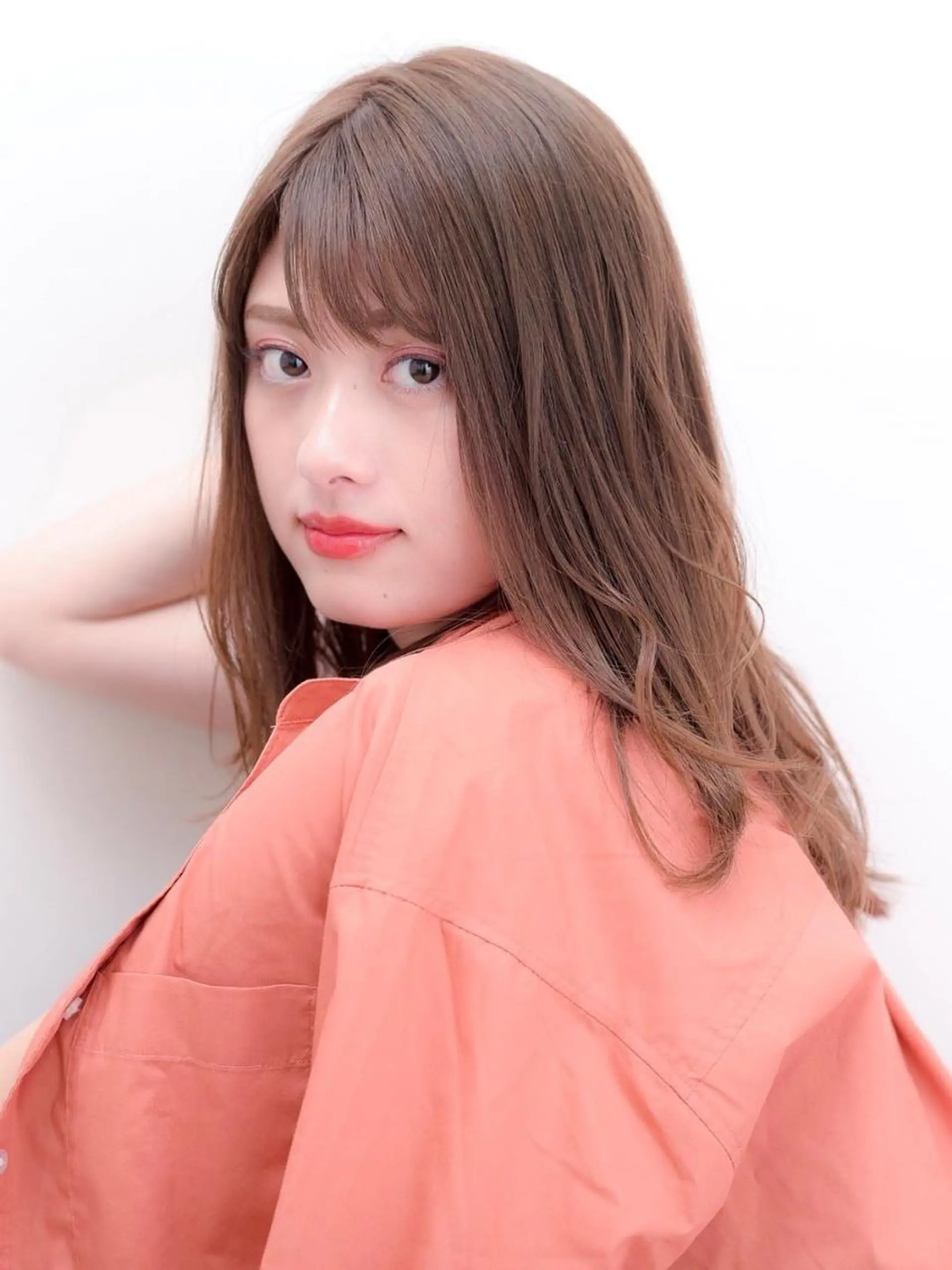 ロング カラー 公式 Ease by amble luxeのヘアスタイル