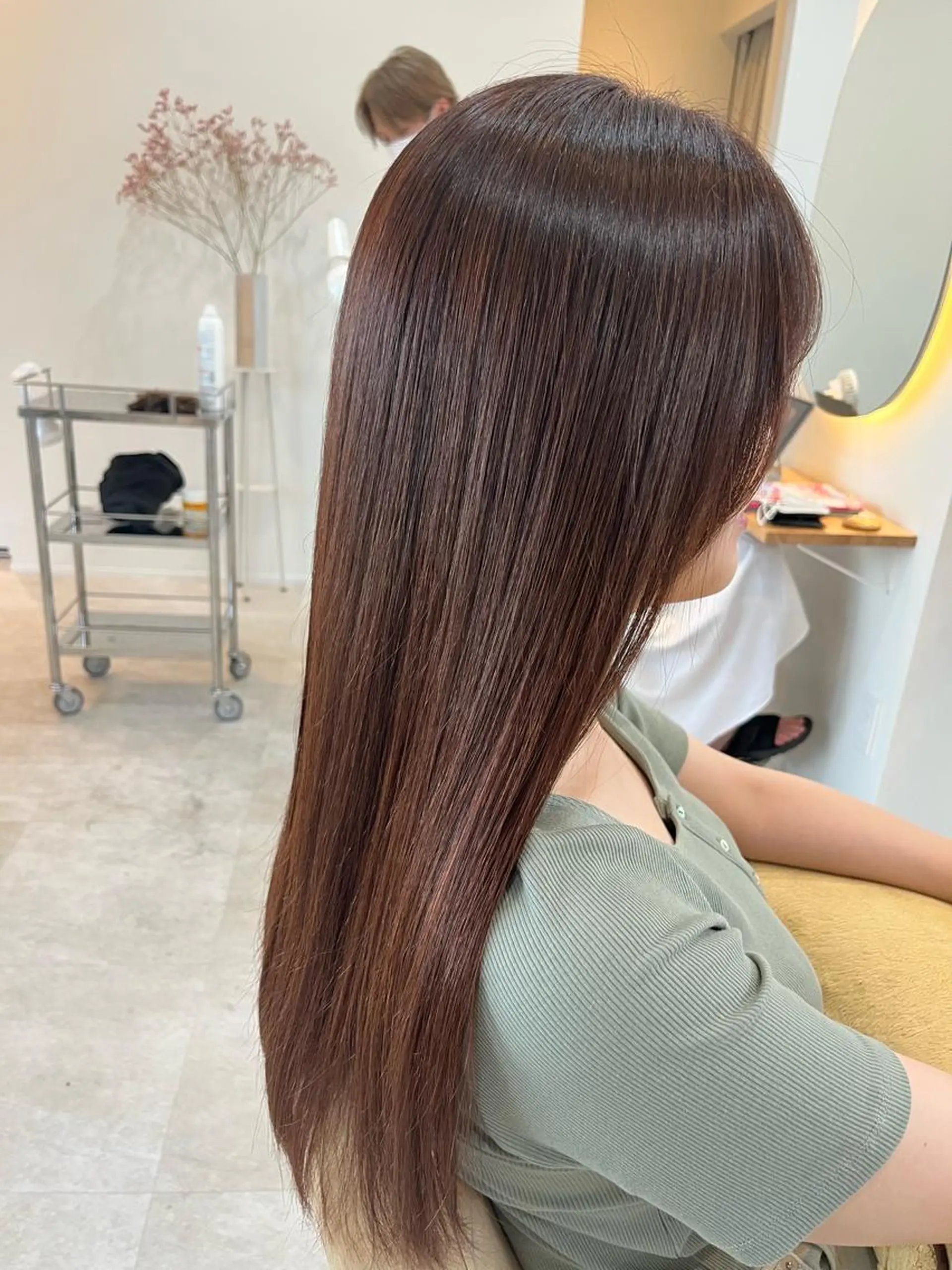 ロング 髪質改善 縮毛矯正 tonari所属・加藤 明香里のヘアスタイル