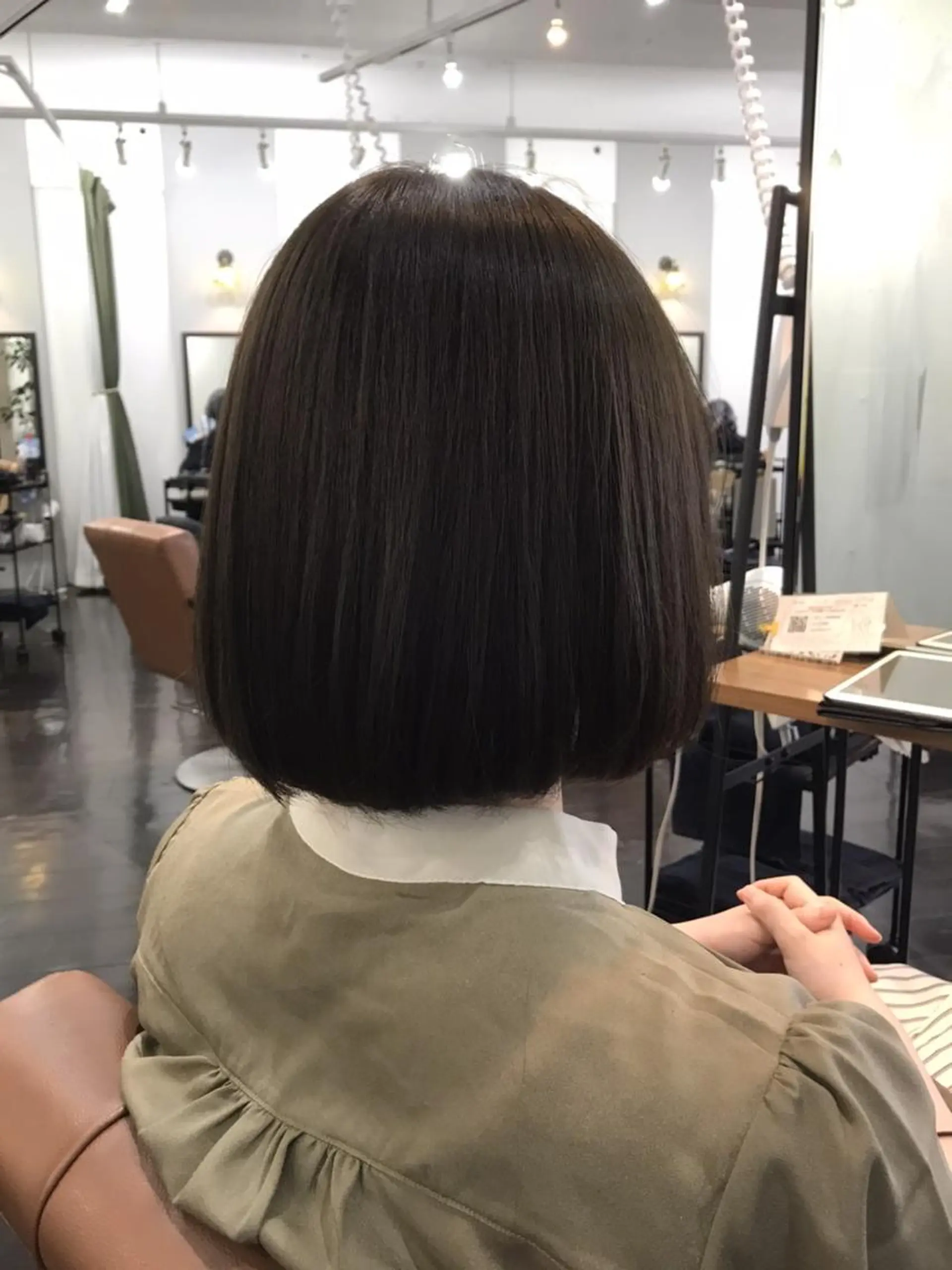 ショート カラー ボブ 韓国風ヘア トリートメント カット ヘアカラー 小久保 淳平のヘアスタイル
