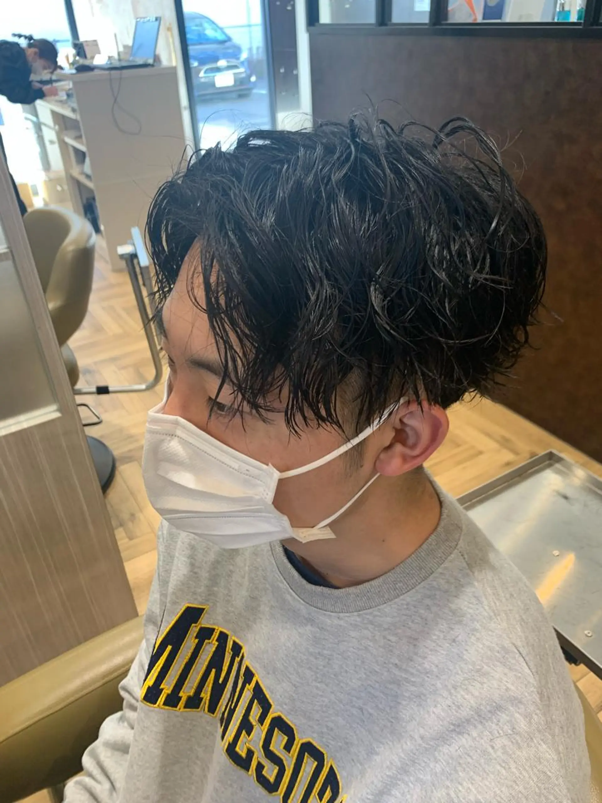 パーマ メンズ カット パーマ RAY+beauty 安藤優樹のヘアスタイル