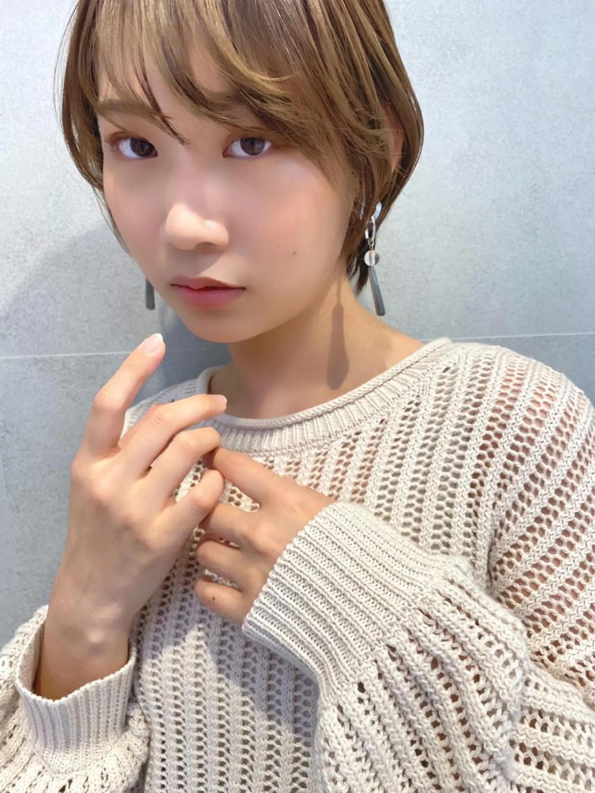 ショート カラー 透明感カラーブリーチ 🌼シゲモトアヤ🌼のヘアスタイル