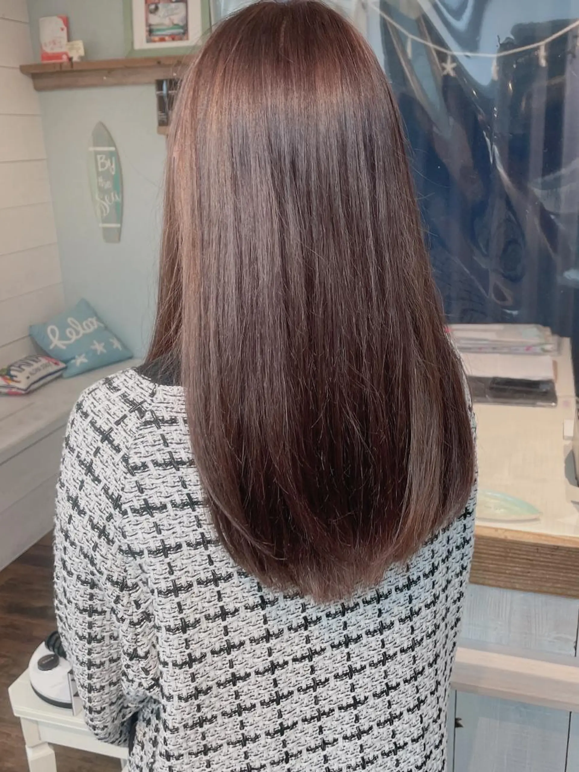 ロング salowin 原宿店所属・髪質改善ULTOWA 縮毛矯正モリムラのヘアスタイル