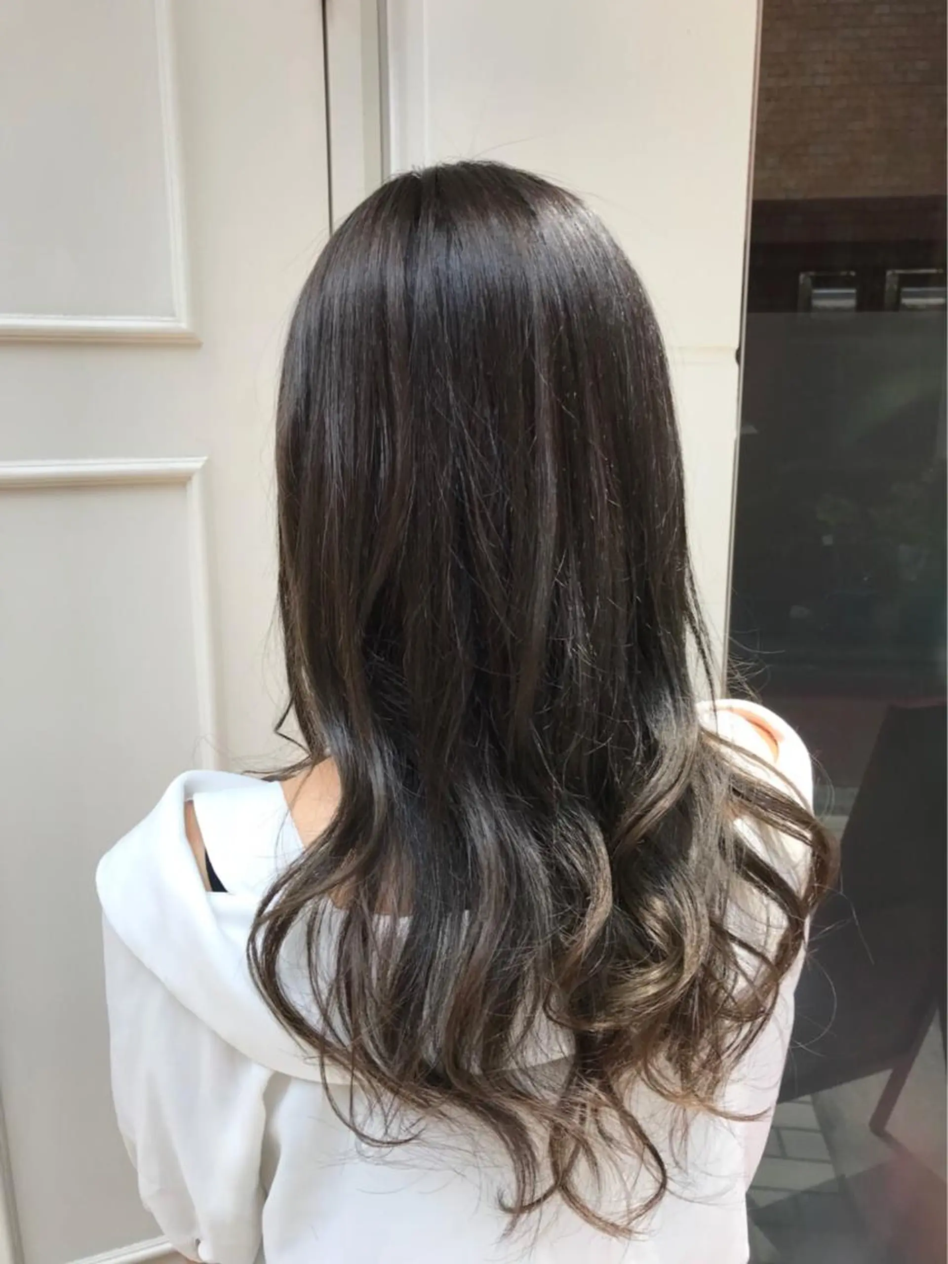 セミロング カラー グレージュ 💈Blanco💈 カラー&ケア🌈のヘアスタイル
