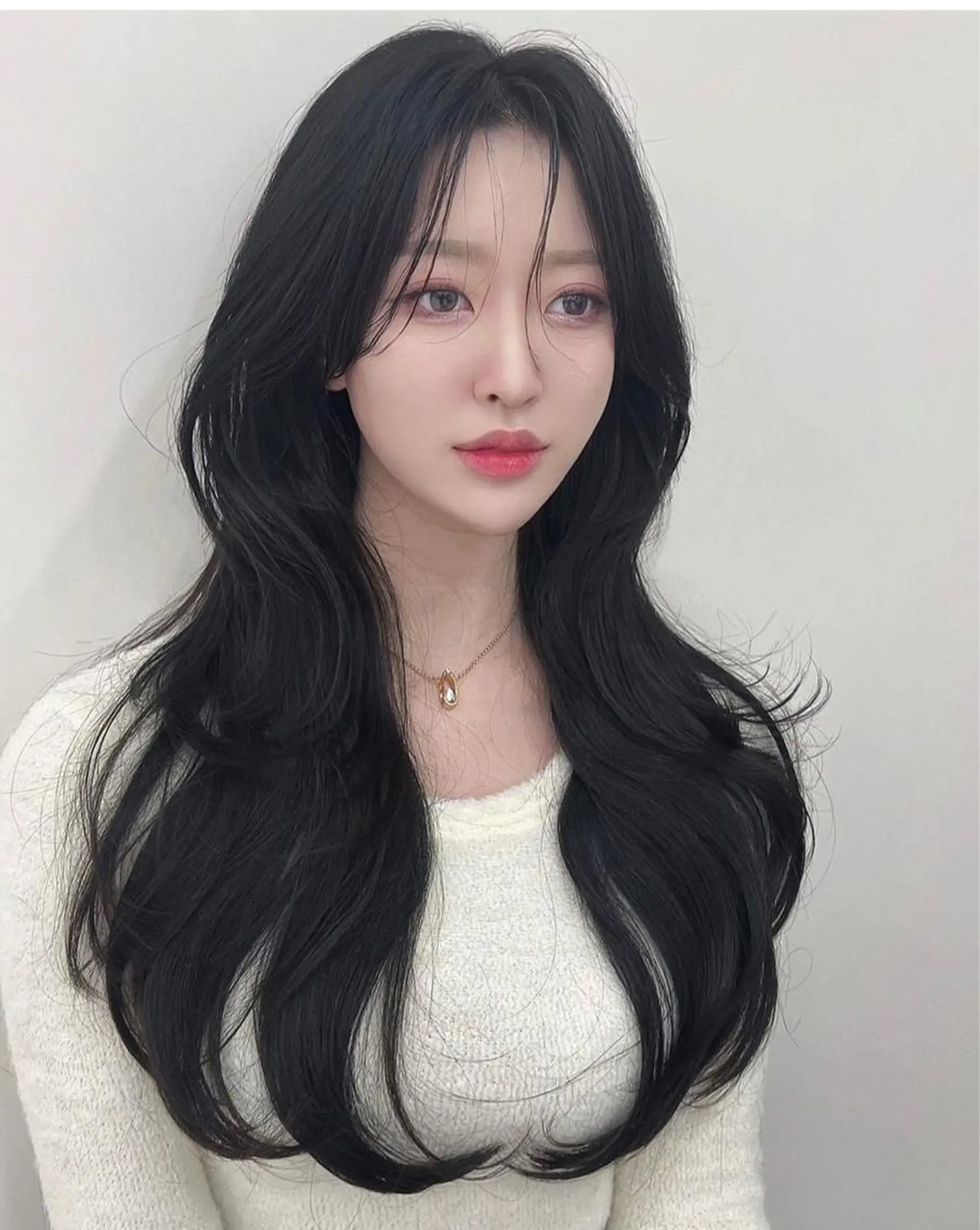 ロング カラー カット ヘアカラー トリートメント 縮毛矯正×韓国ヘア 🇰🇷小笠原のヘアスタイル