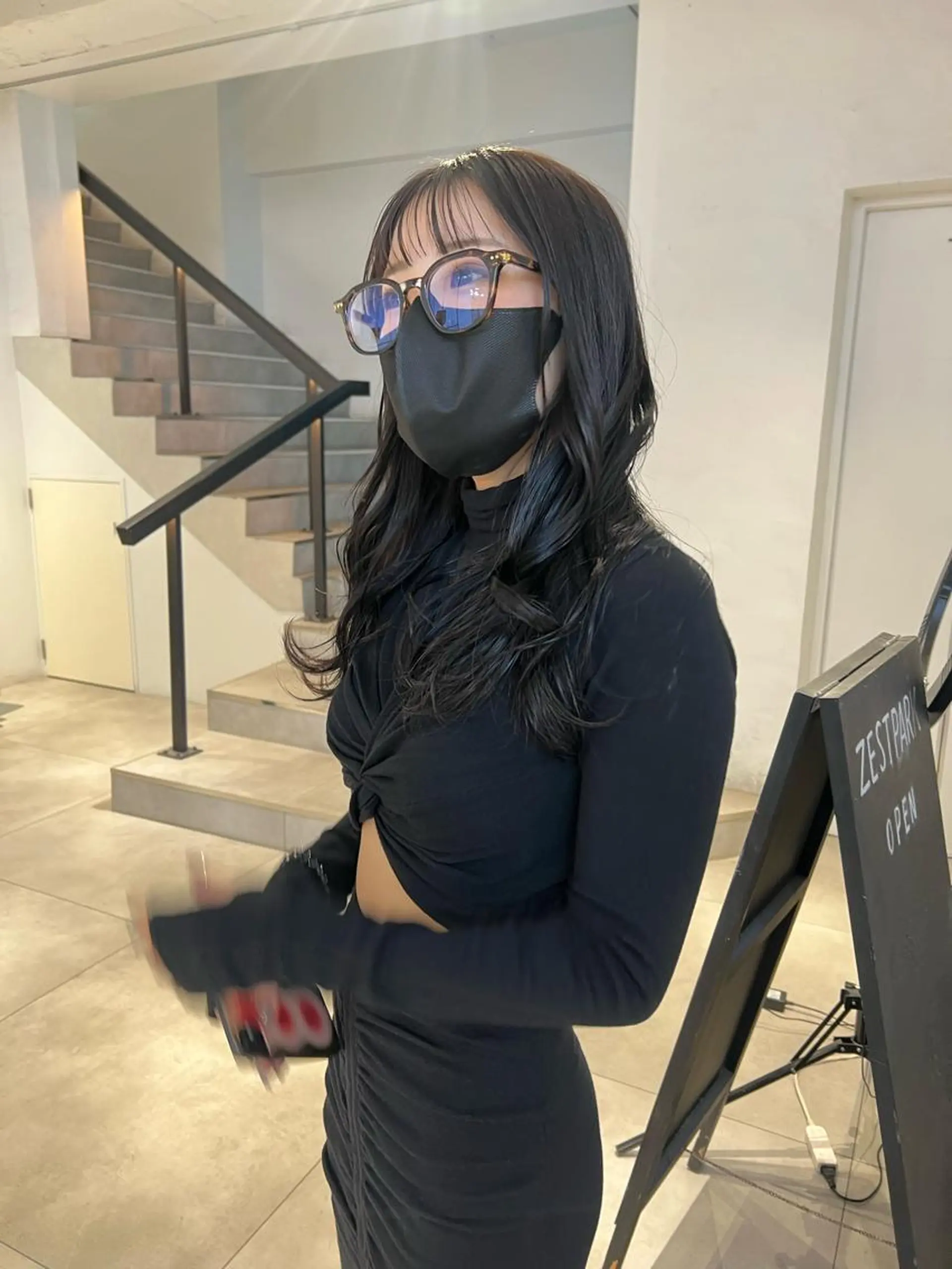 ロング カラー 髪質改善 トリートメント 顔周りカット/透明感 カラー✂️MEIのヘアスタイル