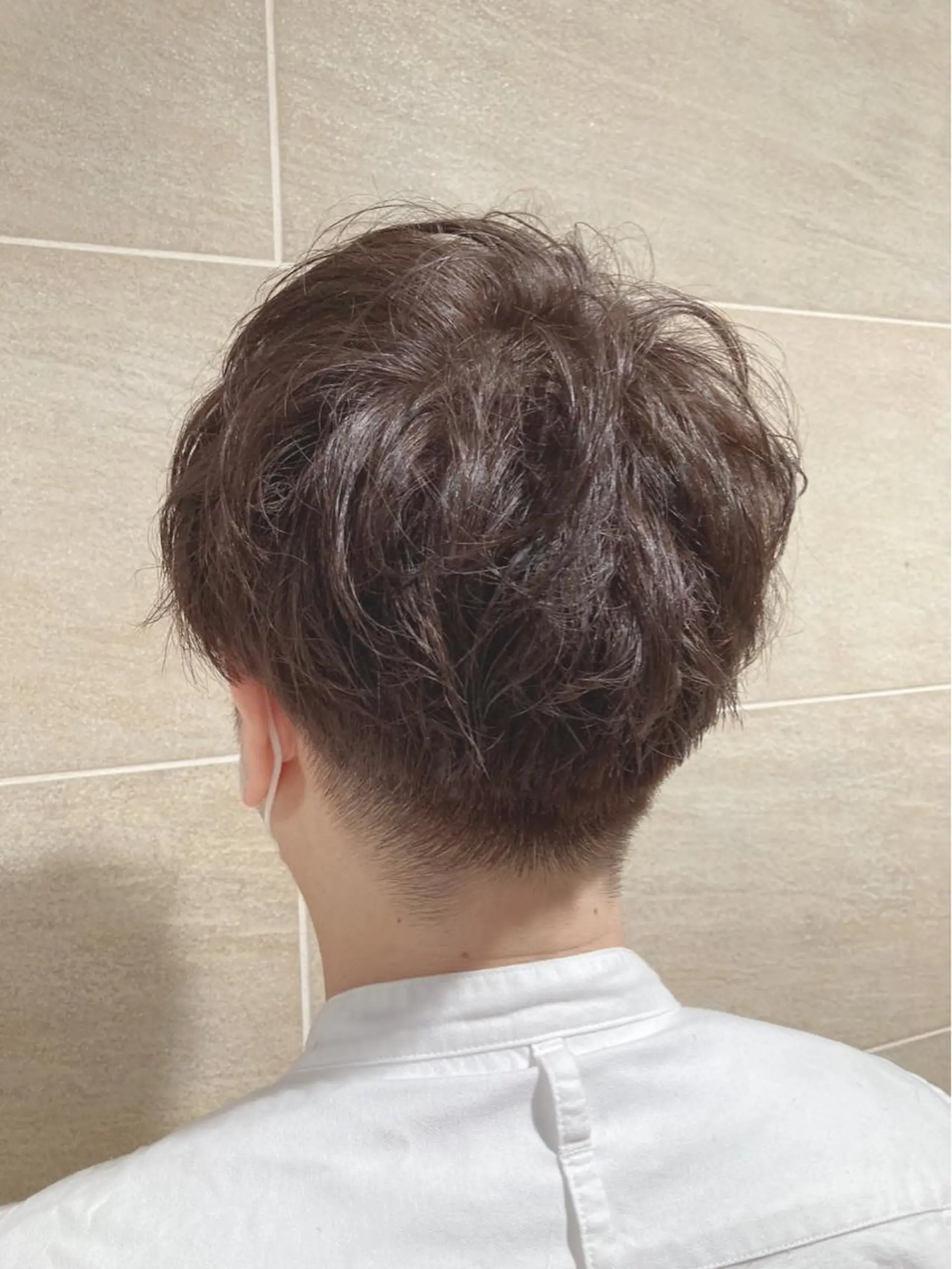 ショート カラー メンズ カット ヘアカラー 宮原 佳苗のヘアスタイル
