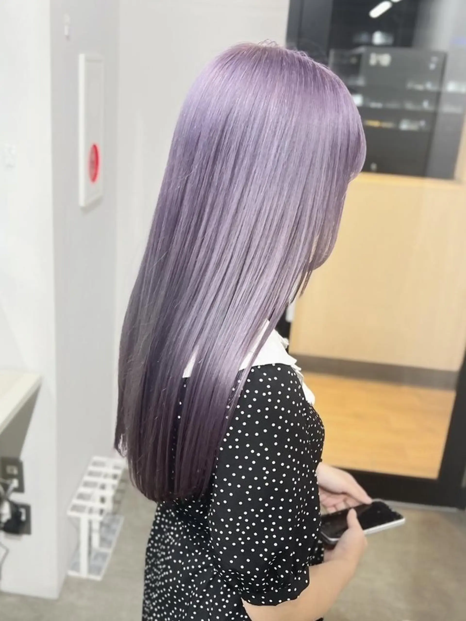 ロング カラー ブリーチ ダブルカラー ヘアカラー トリートメント ✨【公式】 juhl.横浜✨のヘアスタイル